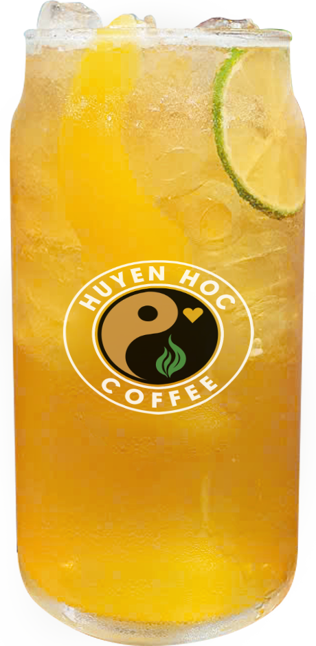 Hoàng Đào Lộ - Trà chanh đào | Huyền Học Coffee