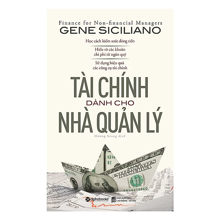 Sách : Tài Chính Dành cho Nhà Quản Lí tác giả Gene Siciliano