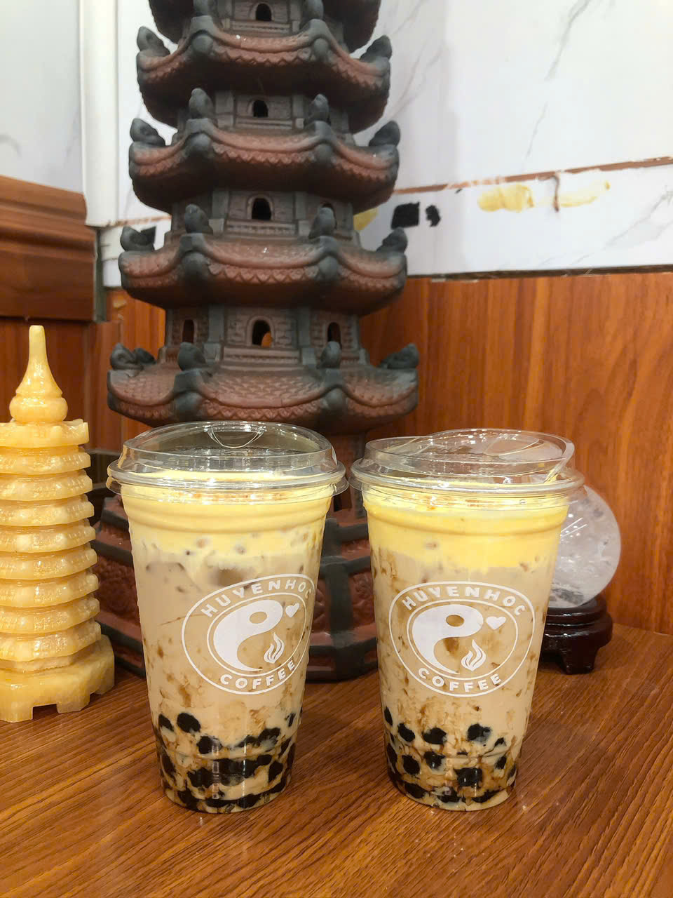 Ngọc Hương Hoả - Trà Sữa Trân Châu Đường Đen Kem Dừa Nướng | Huyền Học Coffee