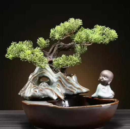 Tiểu Cảnh Thác Nước Phong Thủy _KBPTTN019