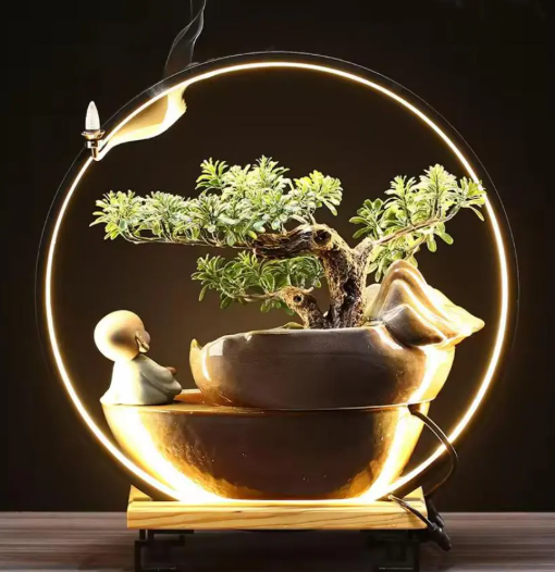 Tiểu Cảnh Thác Nước Phong Thủy _KBPTTN019