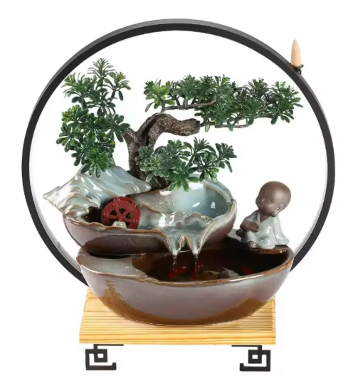 Tiểu Cảnh Thác Nước Phong Thủy _KBPTTN019