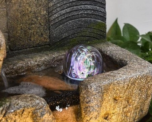 Thác Nước Phong Thủy Tịnh Thiền Dưới Trăng_KBPTTN030