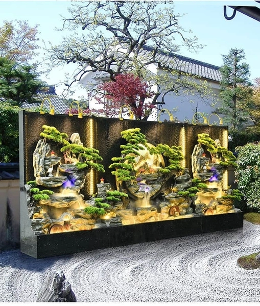 Thác Nước Phong Thủy Phong Cảnh Thiên Nhiên ­­_ KBPTTN06