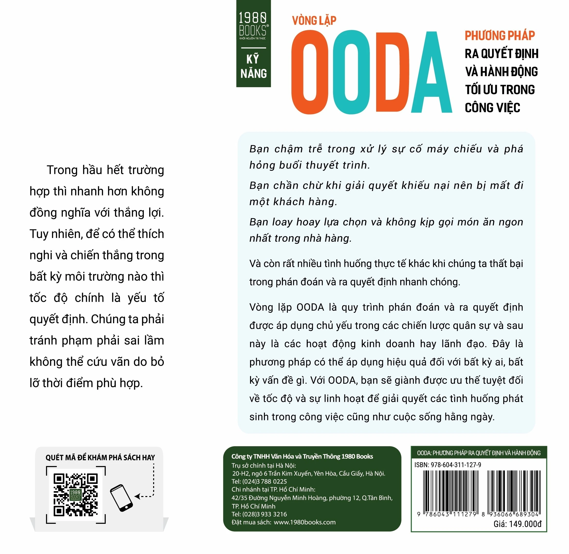 Sách:Vòng lặp OODA_Phương pháp Ra quyết định và hành động tối ưu trong công việc