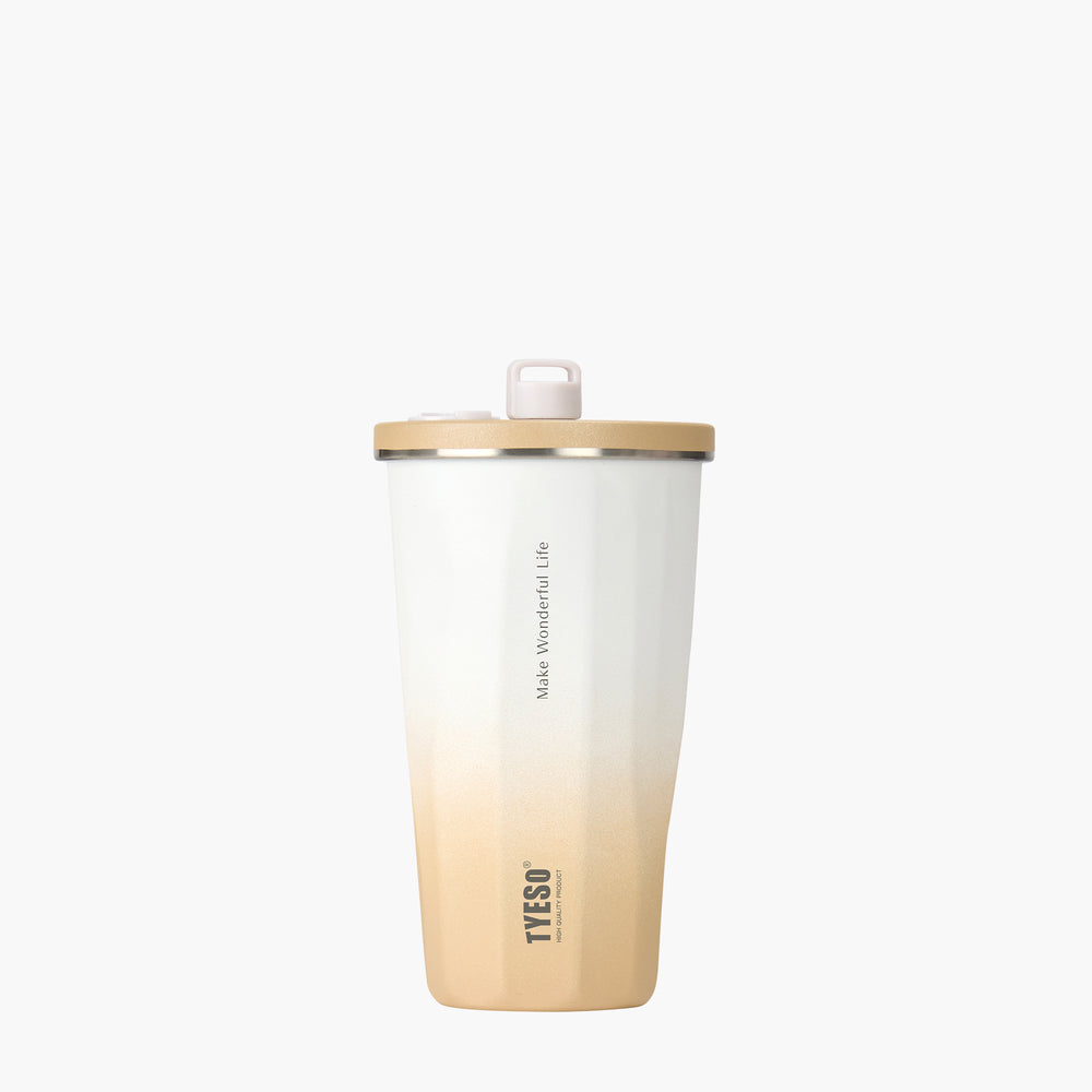 16oz (470ml)-TYESO Gradient Dopamine Tumbler có ống hút có thể thu vào