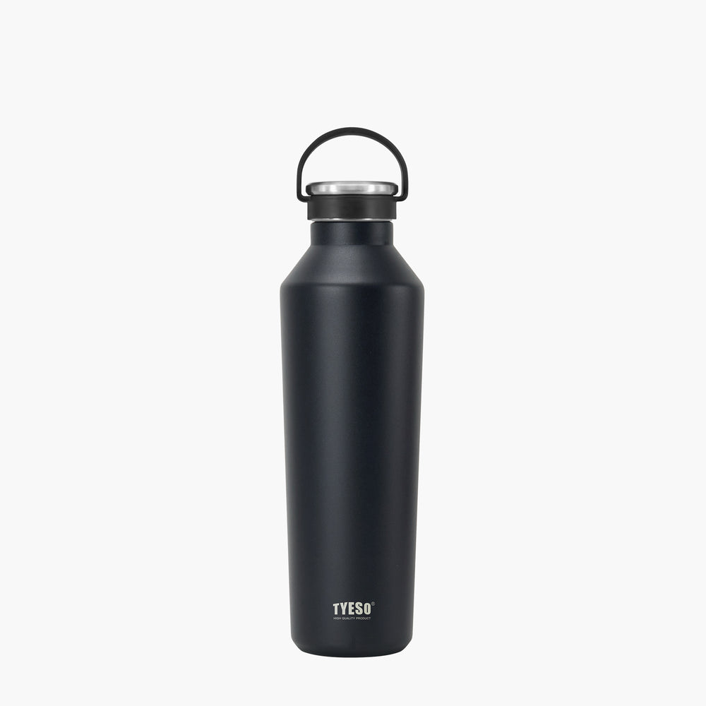 Bình nước thể thao cách nhiệt chân không TYESO có quai xách bằng silicon mềm 30oz（900ml)