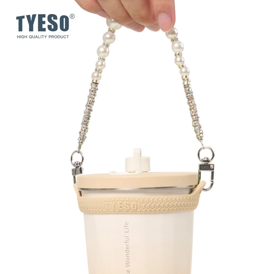 Phụ kiện Dây đeo tay cầm đính cườm silicon TYESO® Tương thích với cốc cách nhiệt TS-8848A / B