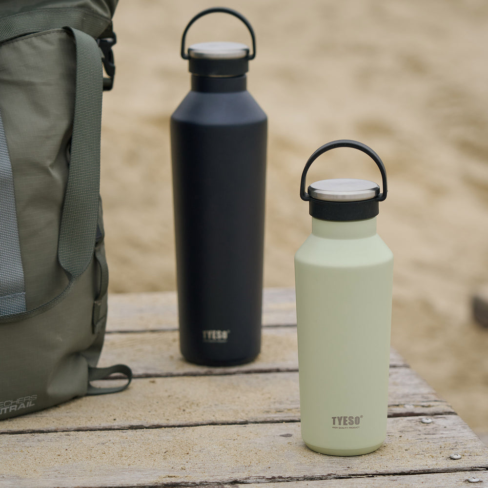 17oz (500ml) - Bình nước thể thao cách nhiệt chân không TYESO có quai xách bằng silicon mềm