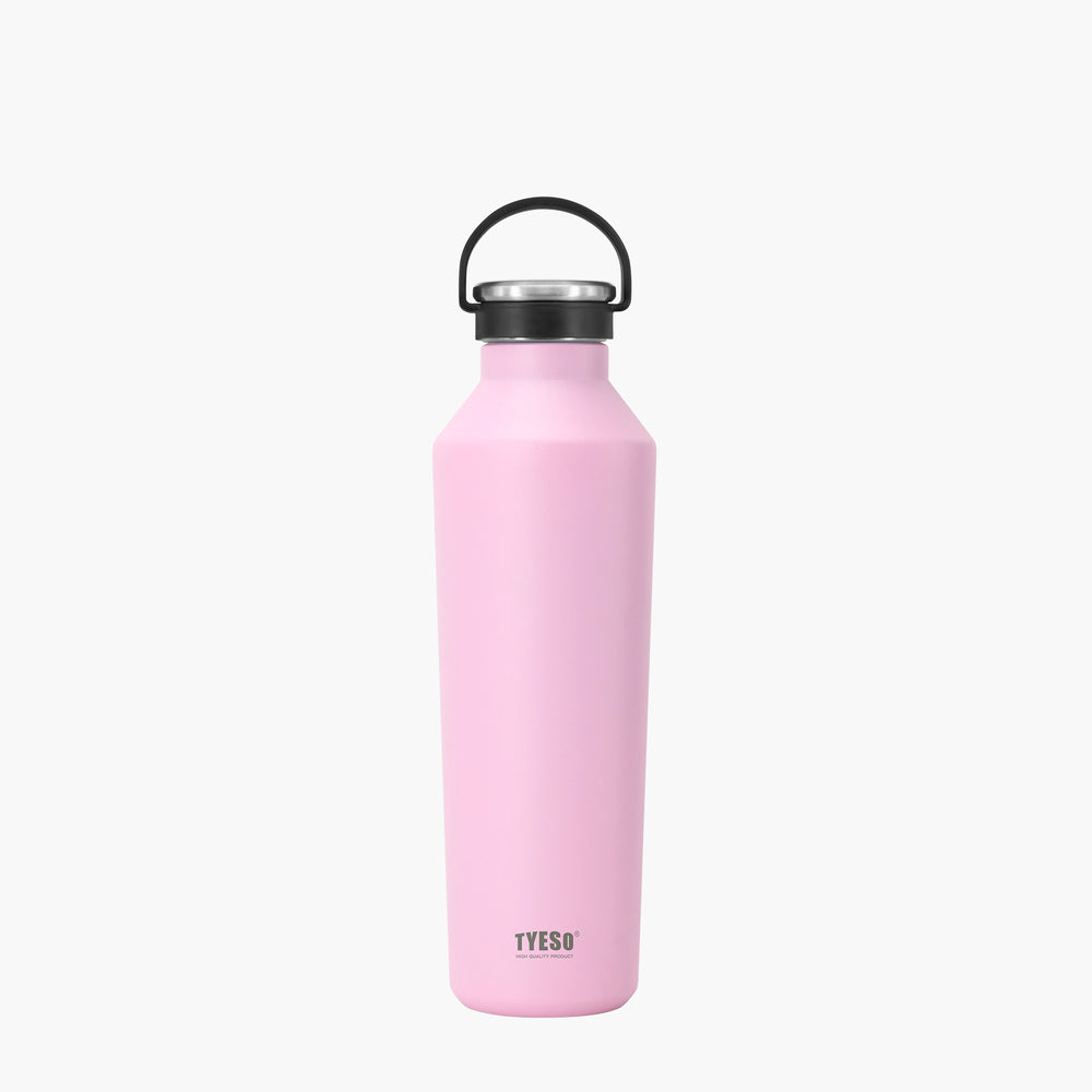 Bình nước thể thao cách nhiệt chân không TYESO có quai xách bằng silicon mềm 30oz（900ml)
