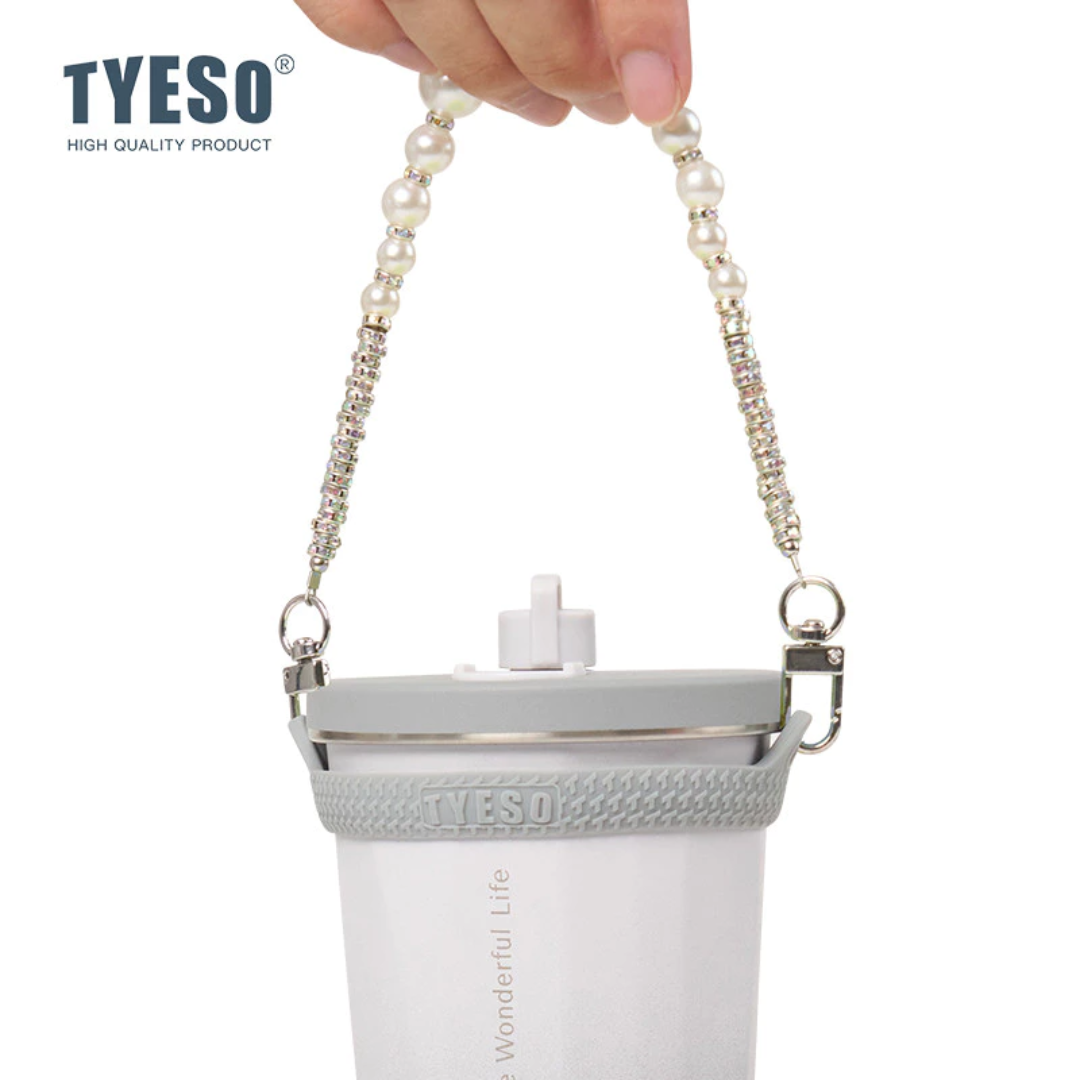 Phụ kiện Dây đeo tay cầm đính cườm silicon TYESO® Tương thích với cốc cách nhiệt TS-8848A / B