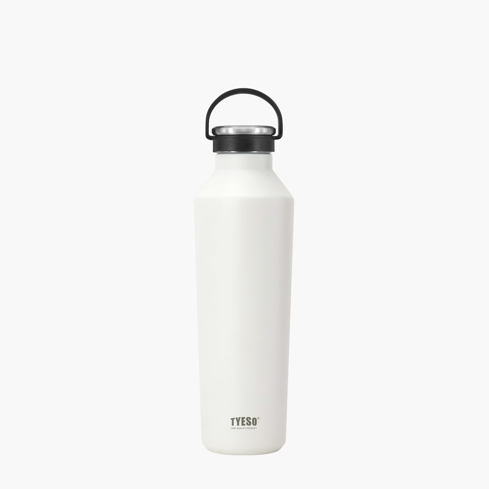 Bình nước thể thao cách nhiệt chân không TYESO có quai xách bằng silicon mềm 30oz（900ml)