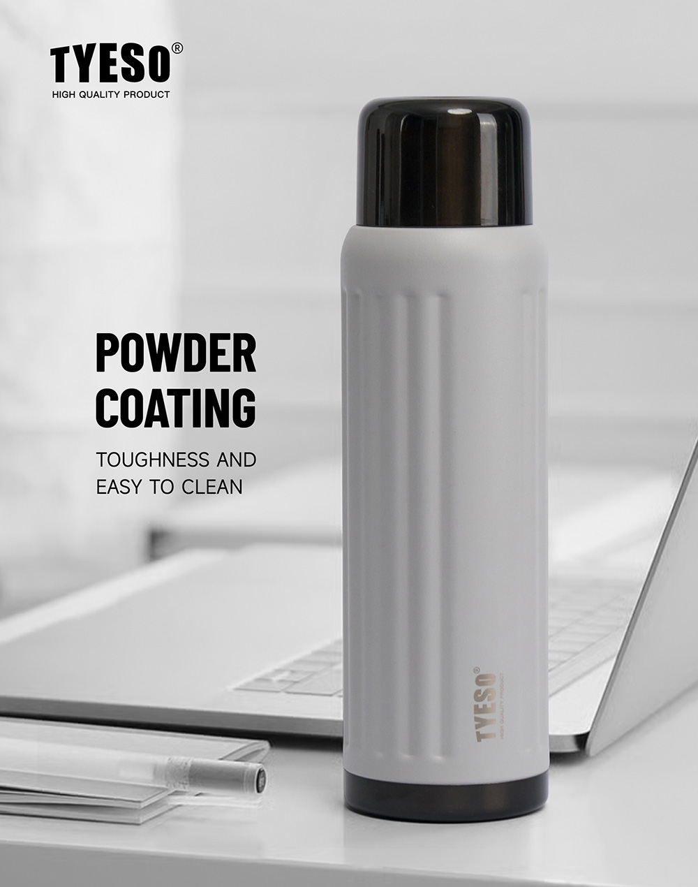 Bình giữ nhiệt 48h giữ lạnh 24h giữ nóng inox304 có nắp uống tiện lợi chống rò rỉ hiệu tyeso