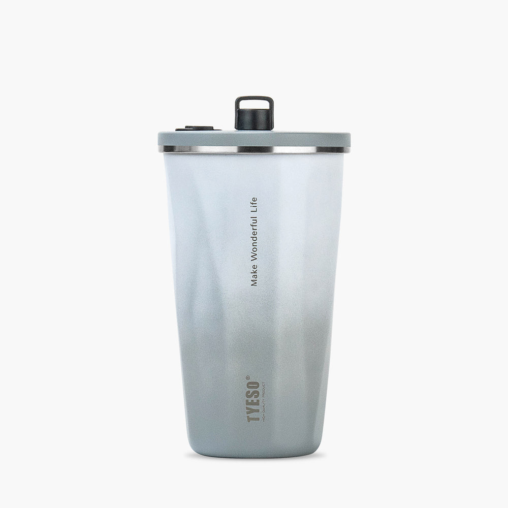 Cốc giữ nhiệt Tyeso có ống hút và nắp có thể thu vào giữ lạnh 24h , giữ nóng 6h 20oz（600ml)