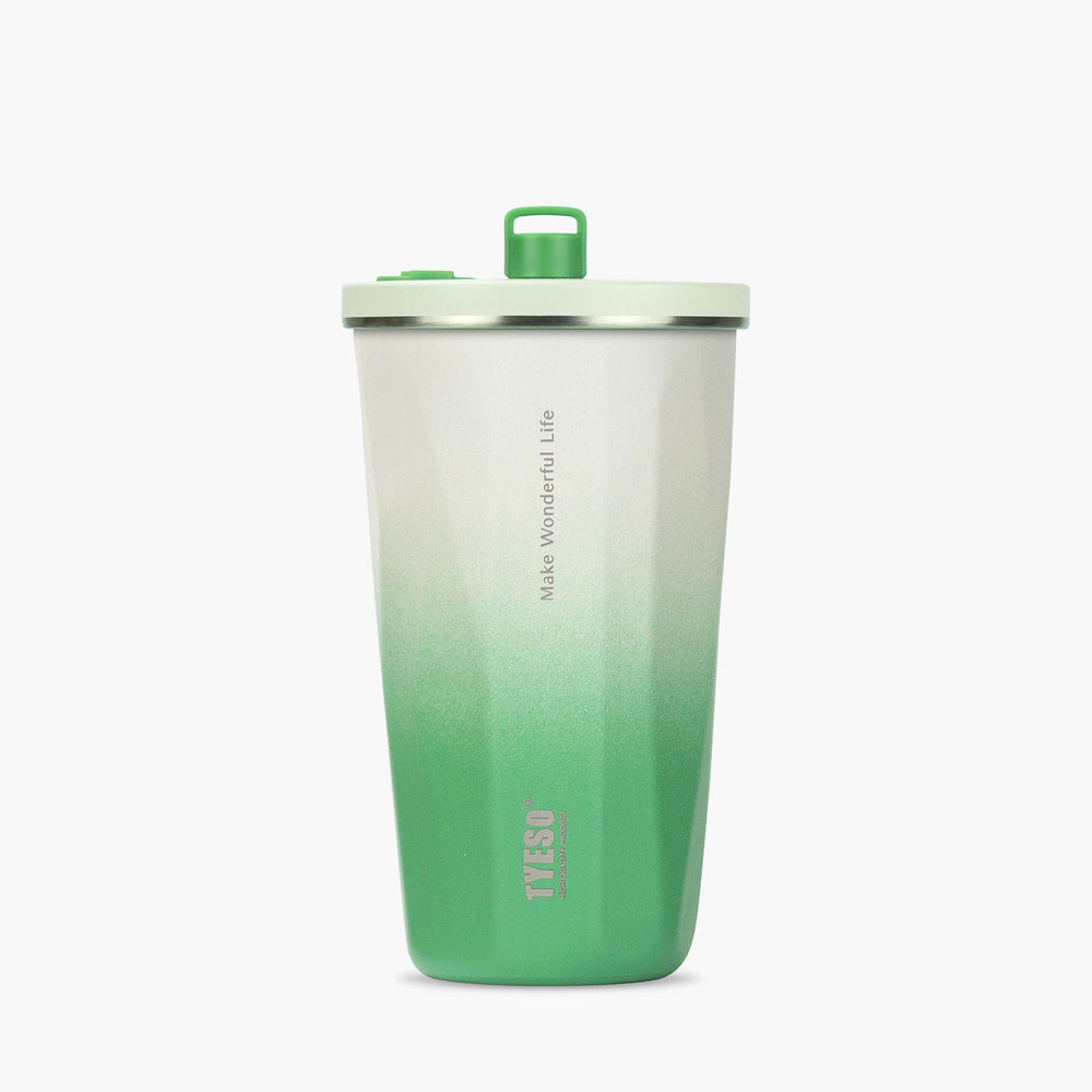 Cốc giữ nhiệt Tyeso có ống hút và nắp có thể thu vào giữ lạnh 24h , giữ nóng 6h 20oz（600ml)