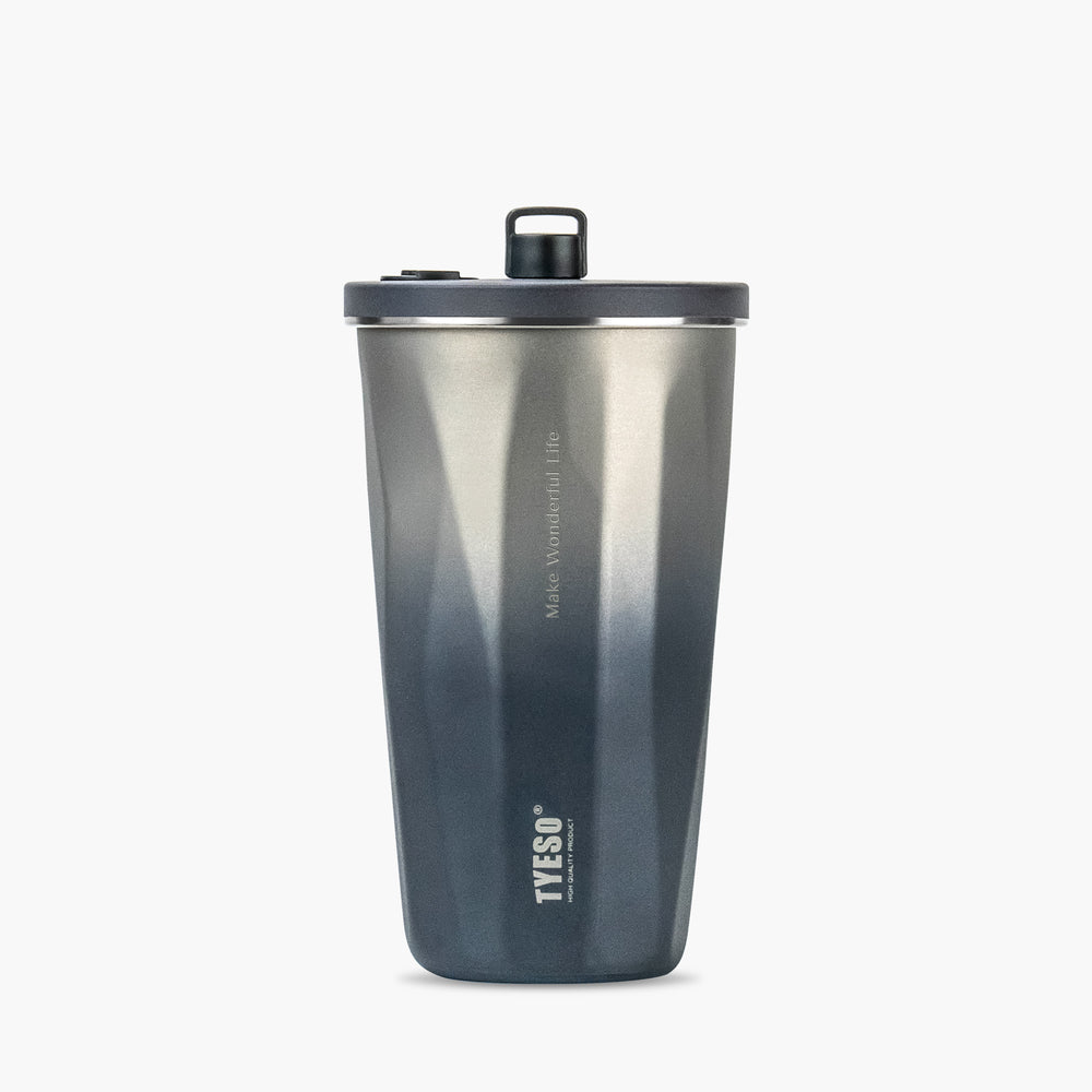 Cốc giữ nhiệt Tyeso có ống hút và nắp có thể thu vào giữ lạnh 24h , giữ nóng 6h 20oz（600ml)