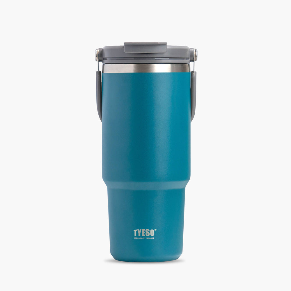 Cốc du lịch bằng thép không gỉ Tyeso ROAM có ống hút lật và nắp đậy 35 oz (1050ml)
