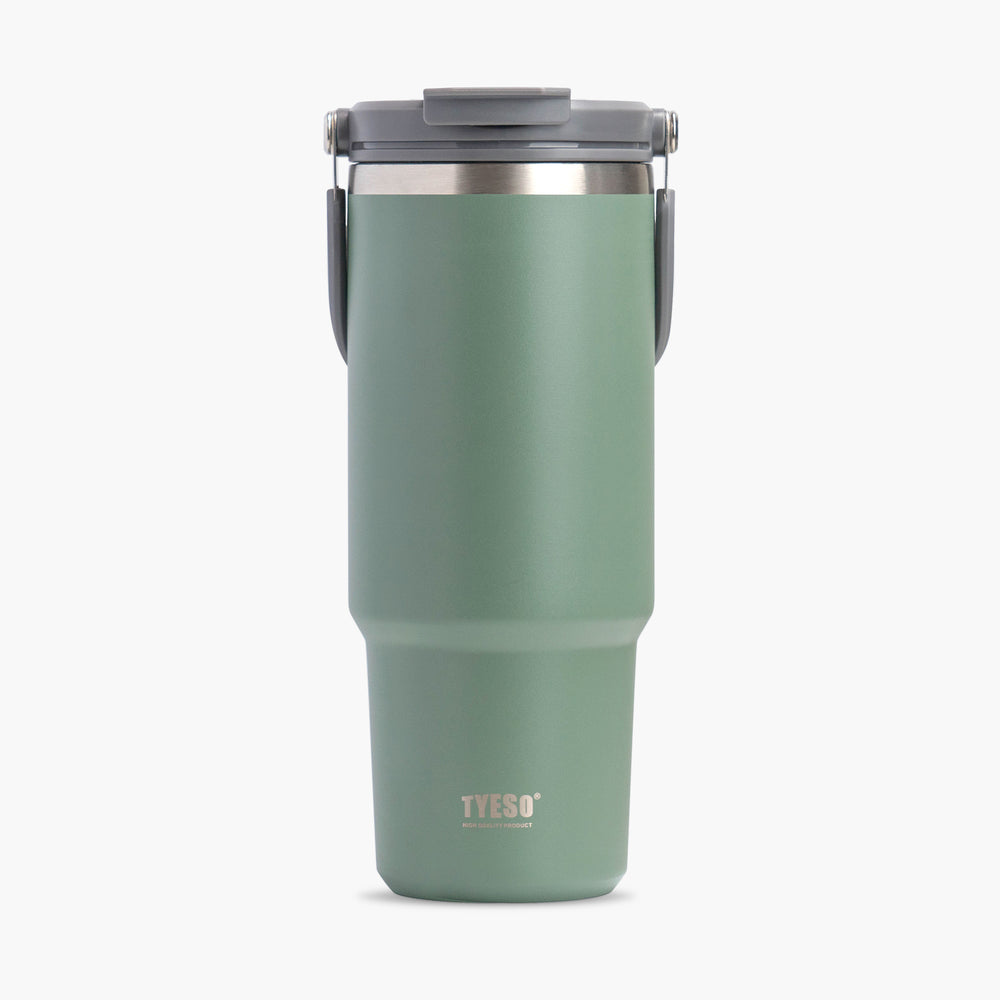 Bình Giữ Nhiệt Ly giữ nhiệt TYESO INOX Cốc cách nhiệt có vòi hút/tay cầm Cốc cà phê 40 oz (1200ml)