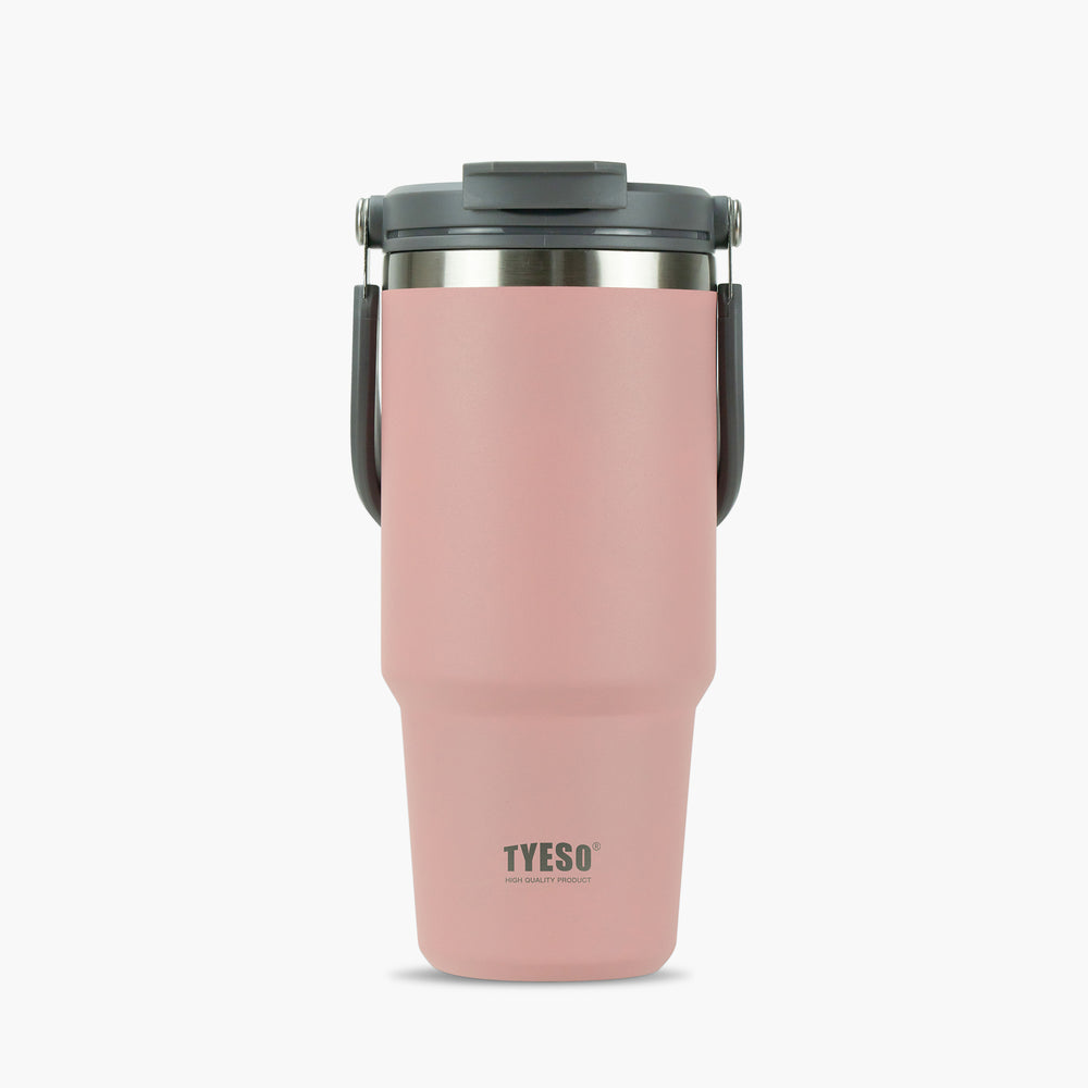 Cốc du lịch bằng thép không gỉ Tyeso ROAM có ống hút lật và nắp đậy 35 oz (1050ml)