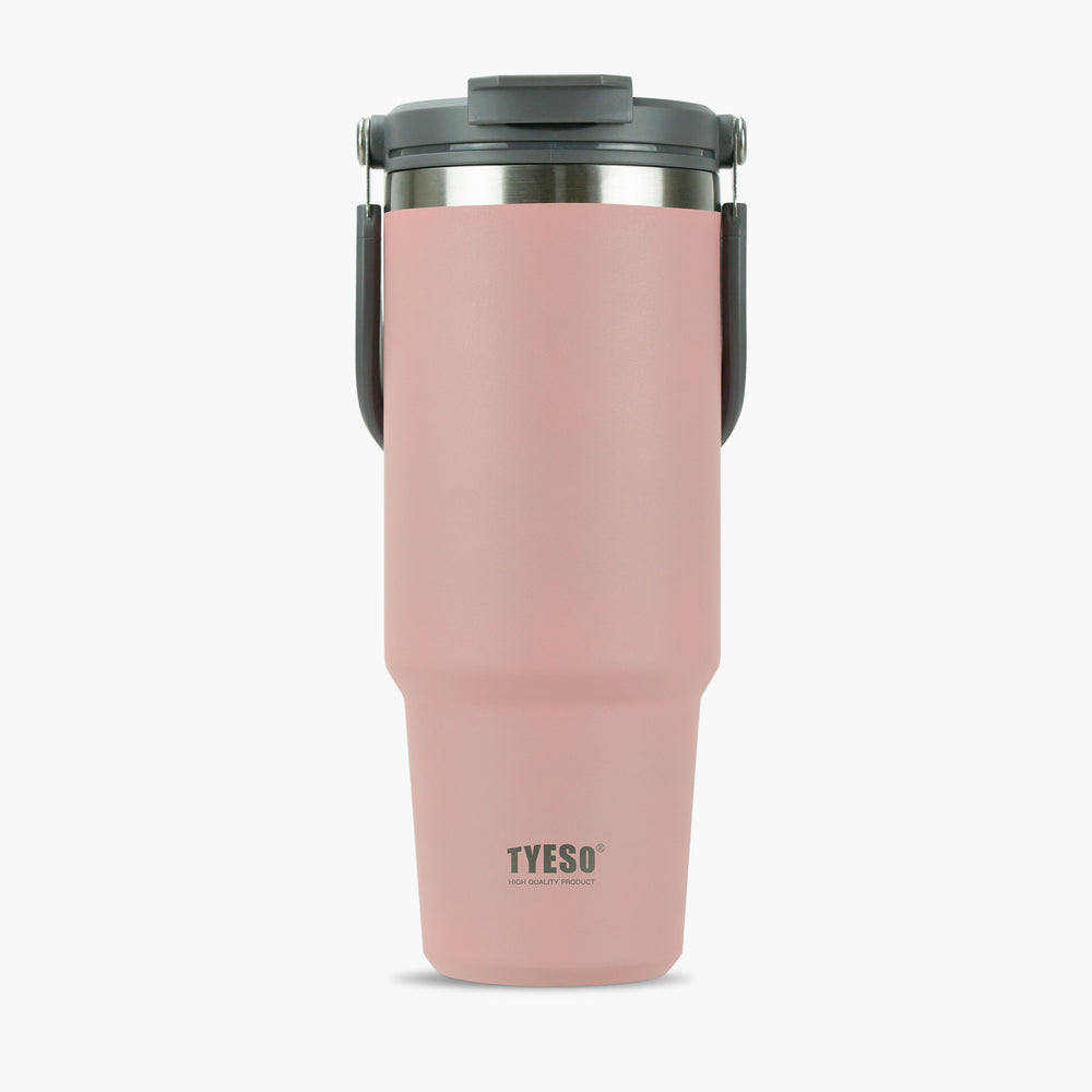 Bình Giữ Nhiệt Ly giữ nhiệt TYESO INOX Cốc cách nhiệt có vòi hút/tay cầm Cốc cà phê 40 oz (1200ml)