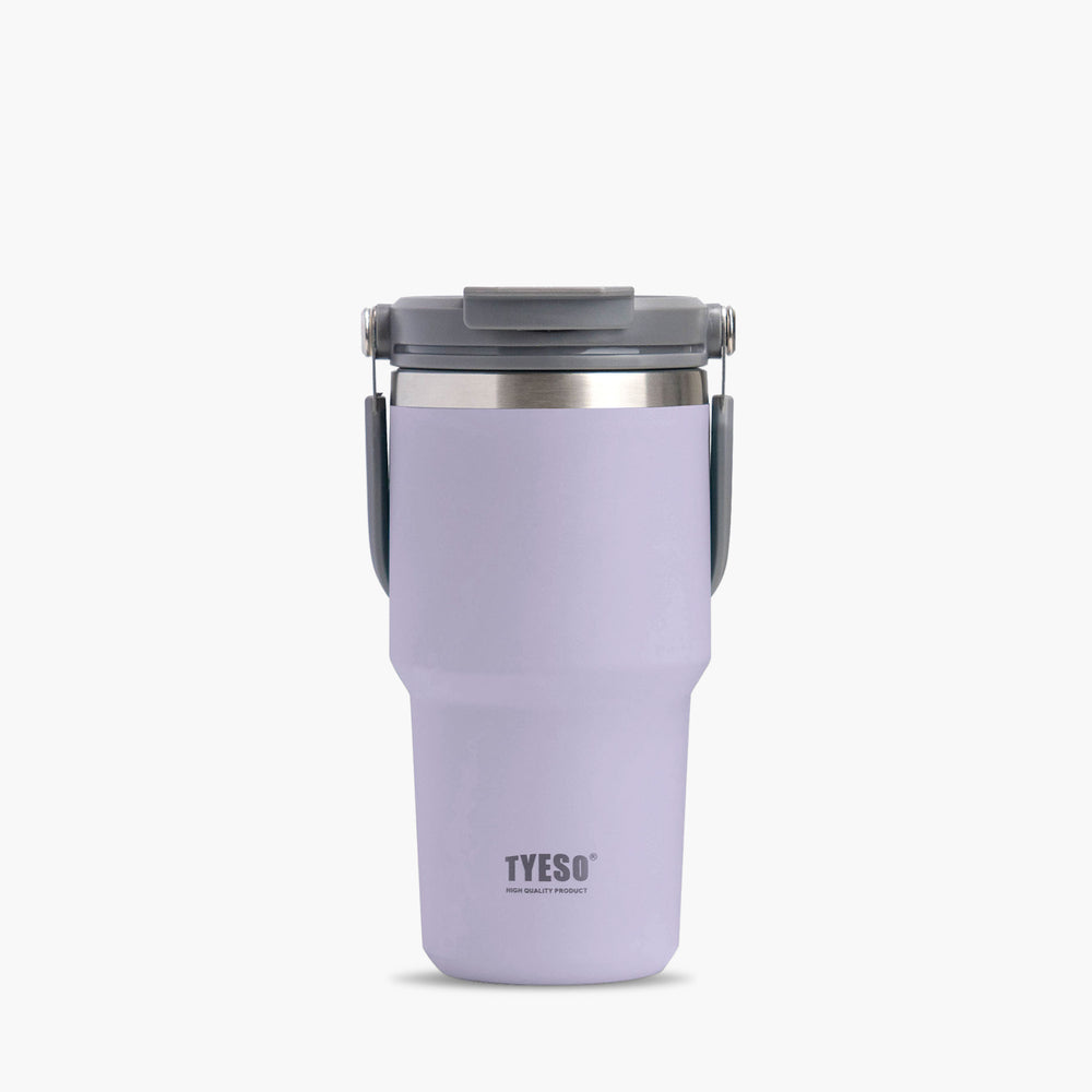 Bình giữ nhiệt TYESO bằng thép không gỉ 304 tay cầm công thái học Chống tràn & Giữ nhiệt 12 tiếng 20 oz (600ml)