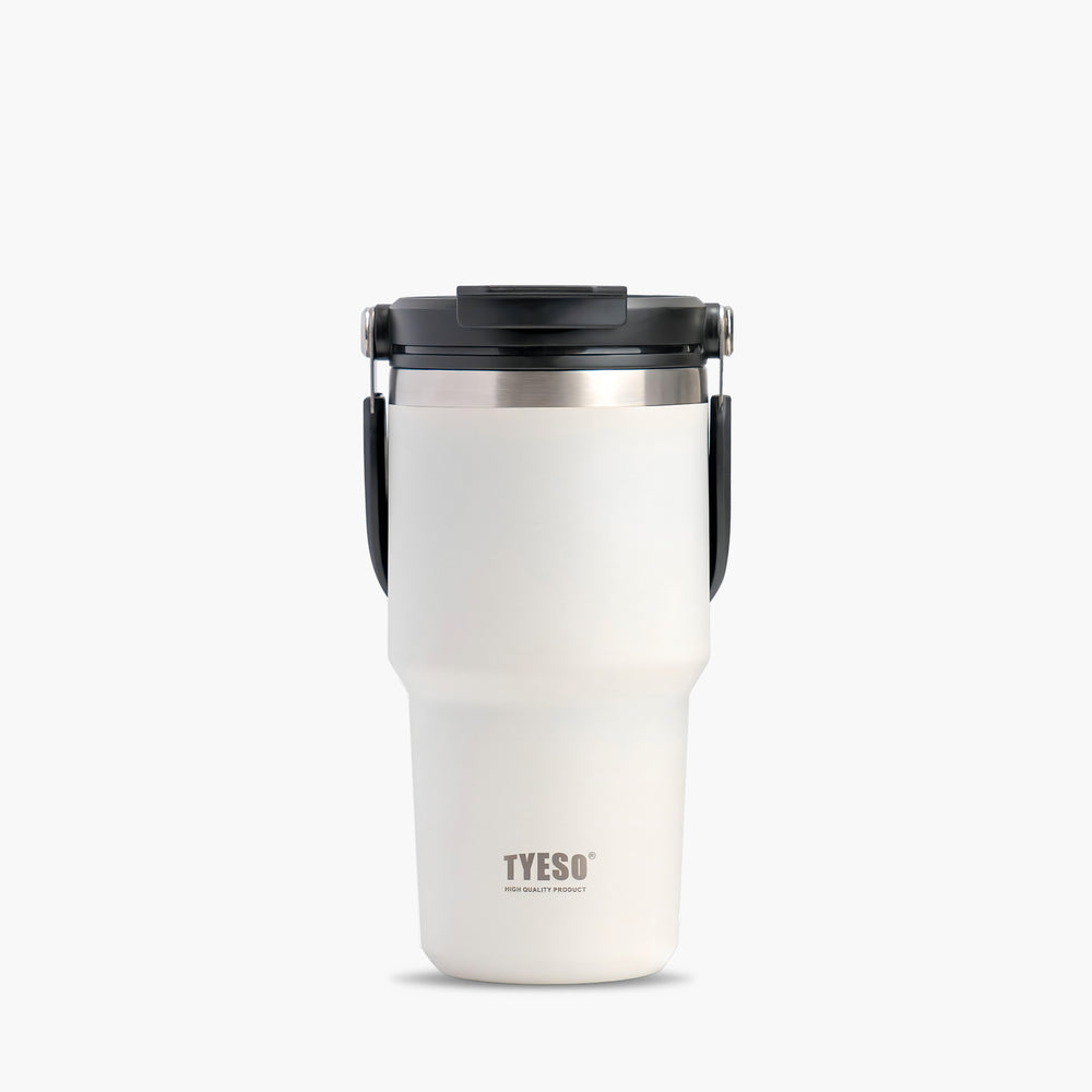 Bình giữ nhiệt TYESO bằng thép không gỉ 304 tay cầm công thái học Chống tràn & Giữ nhiệt 12 tiếng 20 oz (600ml)