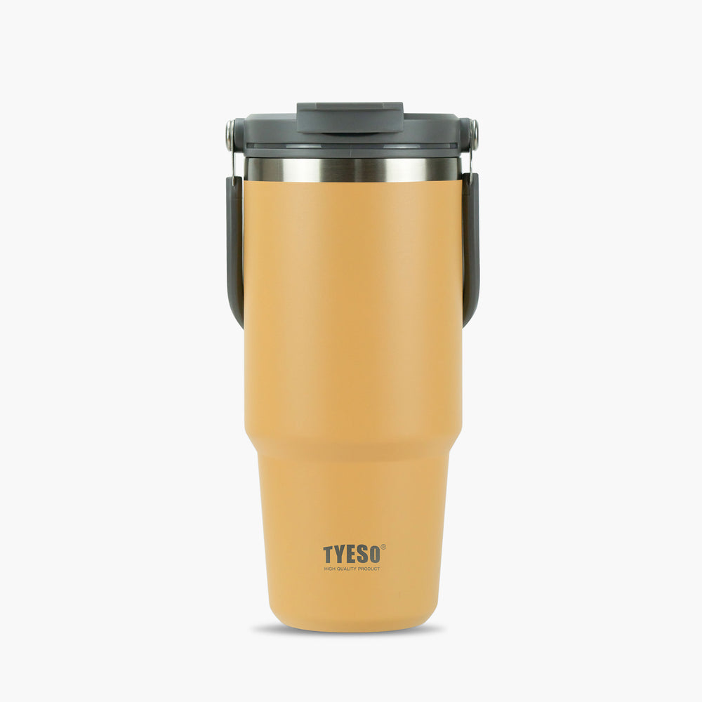 Cốc du lịch bằng thép không gỉ Tyeso ROAM có ống hút lật và nắp đậy 35 oz (1050ml)