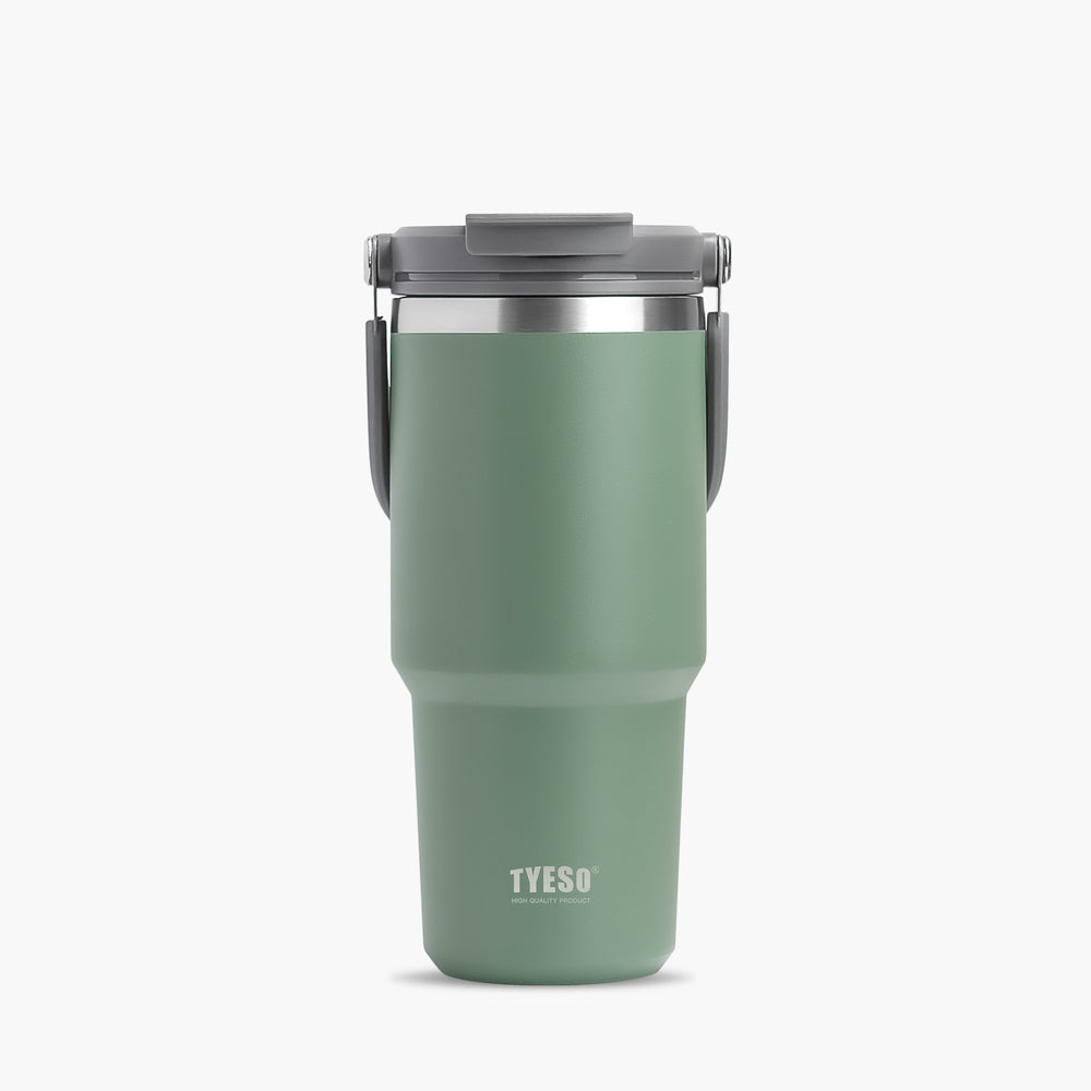 Bình Giữ Nhiệt Ly giữ nhiệt INOX TYESO Cốc cách nhiệt có vòi hút/tay cầm Cốc cà phê 25 oz (750ml)