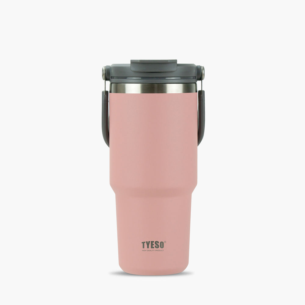 Bình Giữ Nhiệt Ly giữ nhiệt INOX TYESO Cốc cách nhiệt có vòi hút/tay cầm Cốc cà phê 25 oz (750ml)