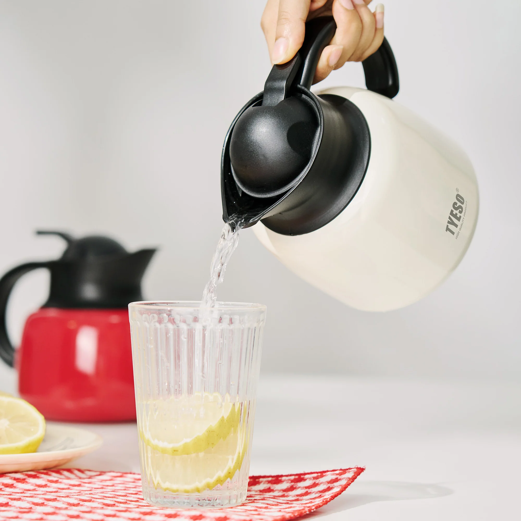 Ấm pha trà giữ nhiệt TYESO 1 lít  bình ủ trà 1000ml có lọc trà  TS-8877