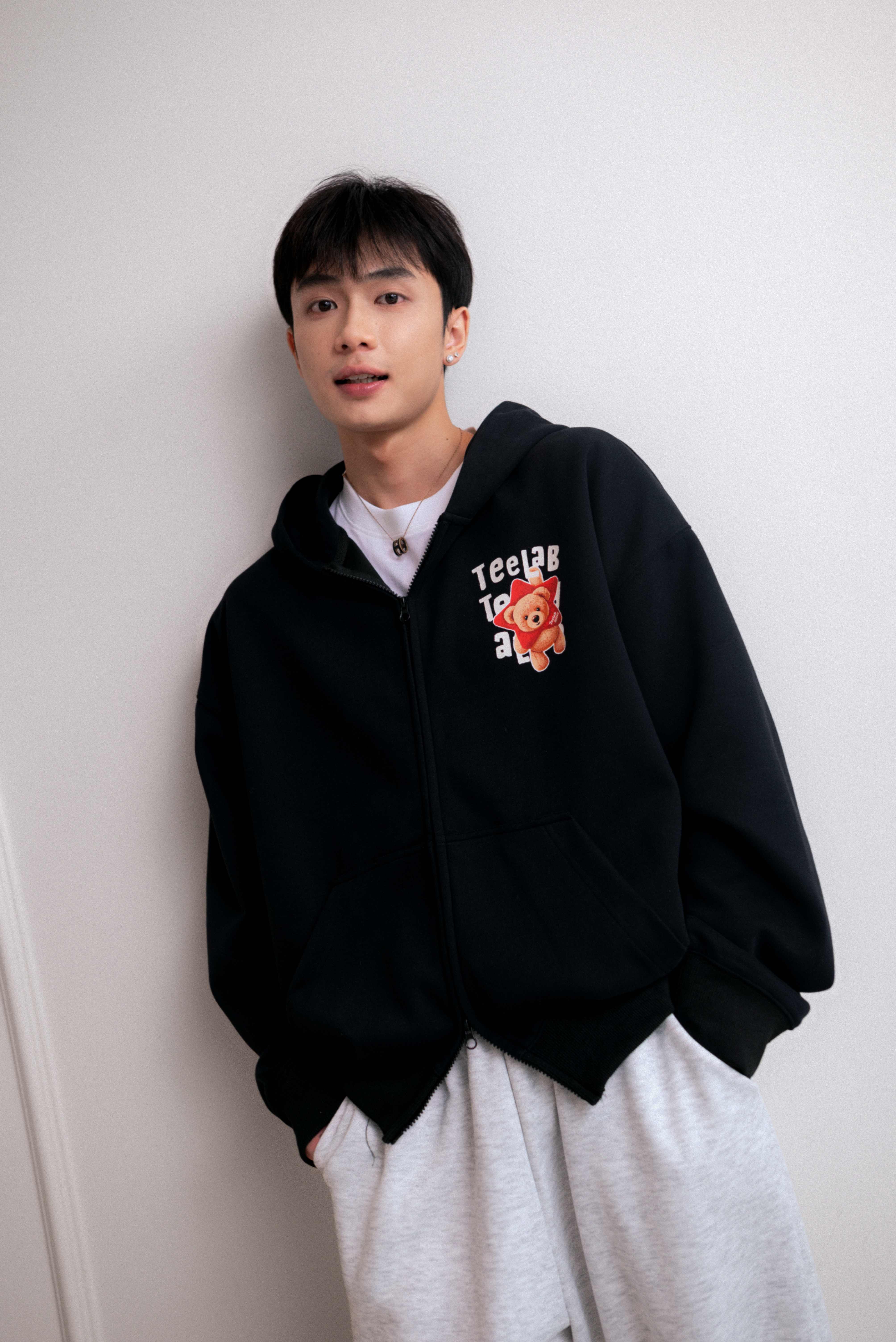 [Tặng Gấu] [Tặng Túi] Áo Hoodie Zip Teelab Alter Nỉ In Lụa Teddy Star Collection Semi-boxy Unisex HD135