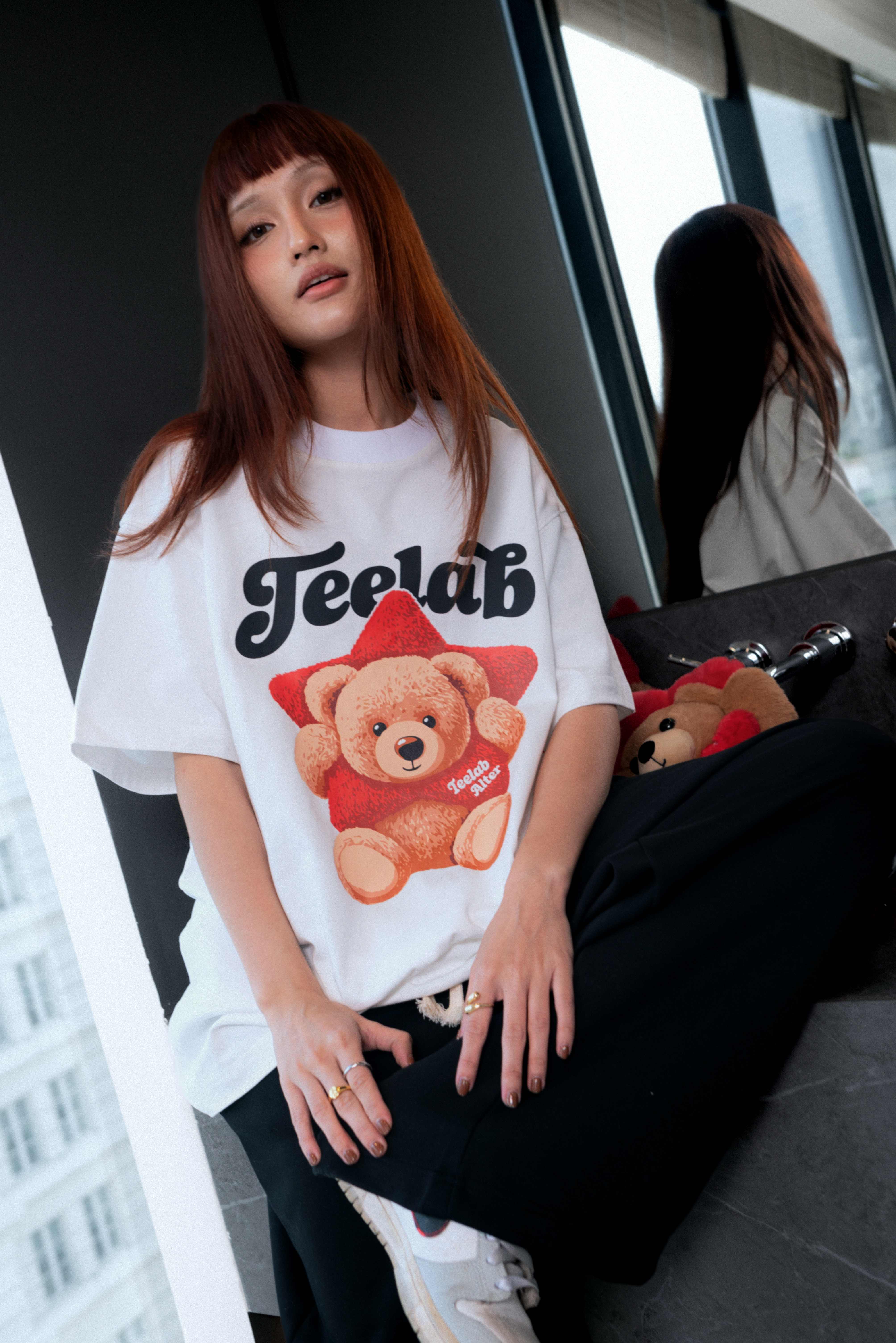 [Tặng Gấu] [Tặng Túi] Áo Thun Oversize Local Brand Unisex Teelab Alter – Teddy Star Collection TS368