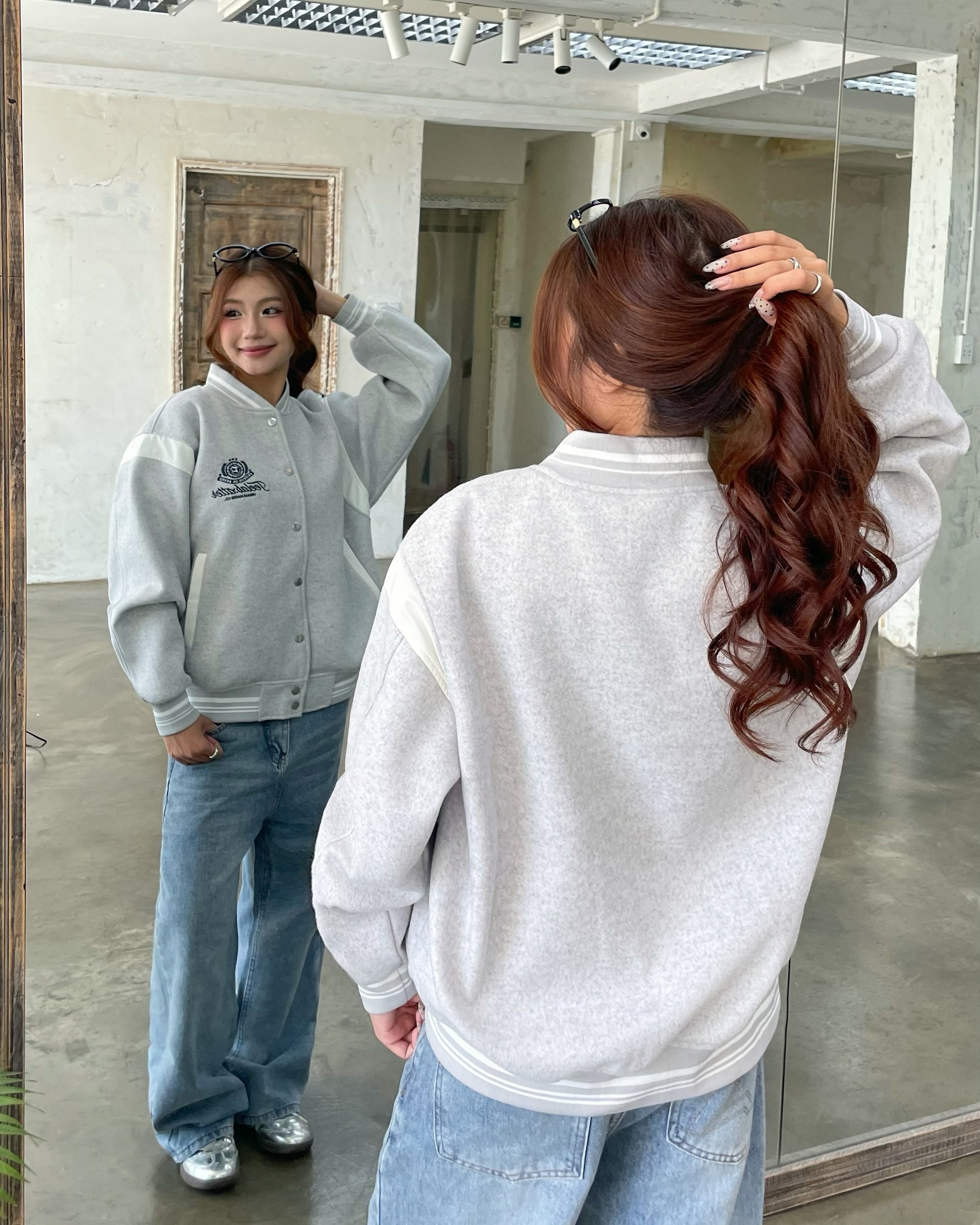 Áo khoác Local Brand Unisex Teelab Preppy Varsity Jacket AK122