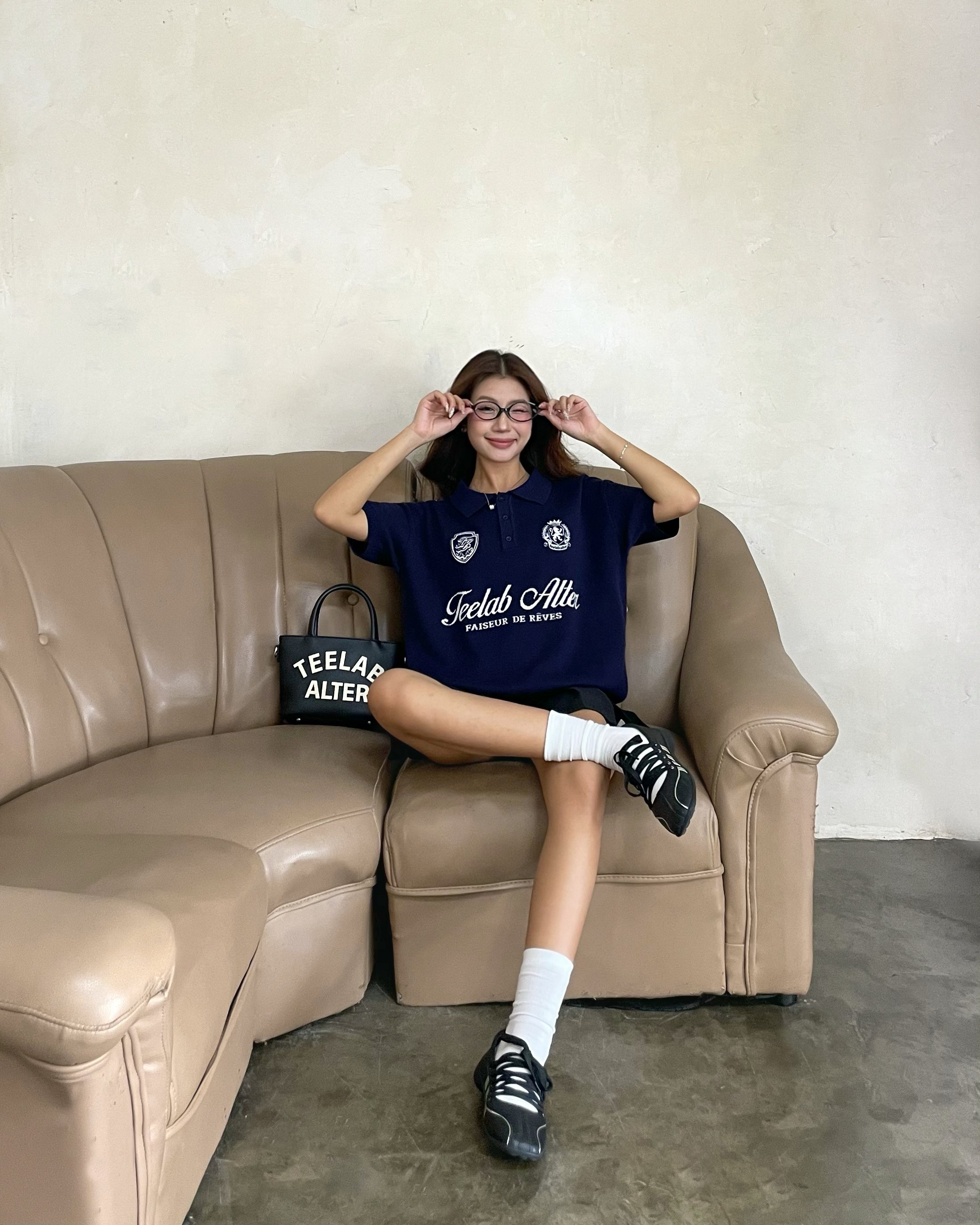 Áo Polo Local Brand Unisex Teelab KNIT POLO SHIRT AP074