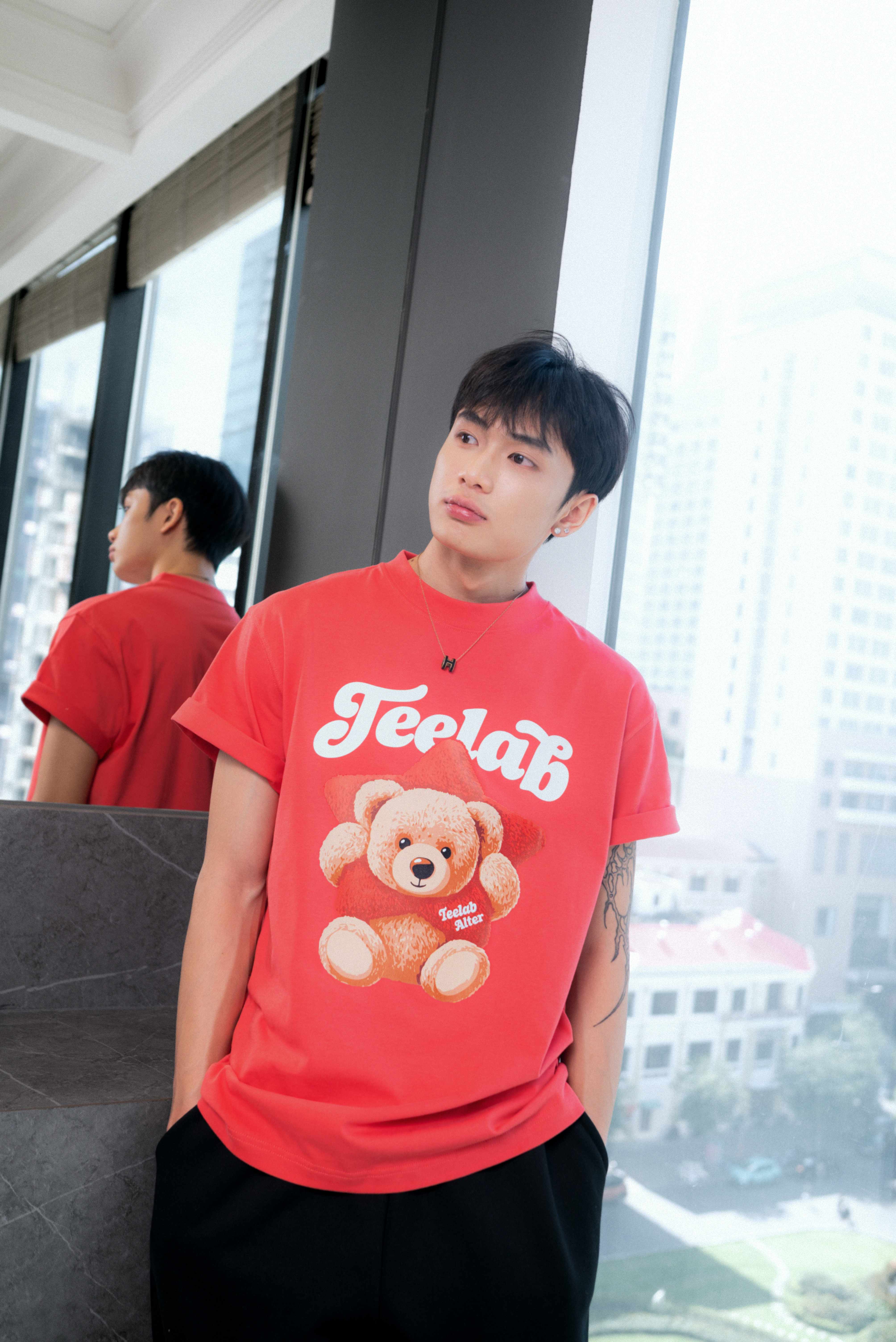 [Tặng Gấu] [Tặng Túi] Áo Thun Oversize Local Brand Unisex Teelab Alter – Teddy Star Collection TS368