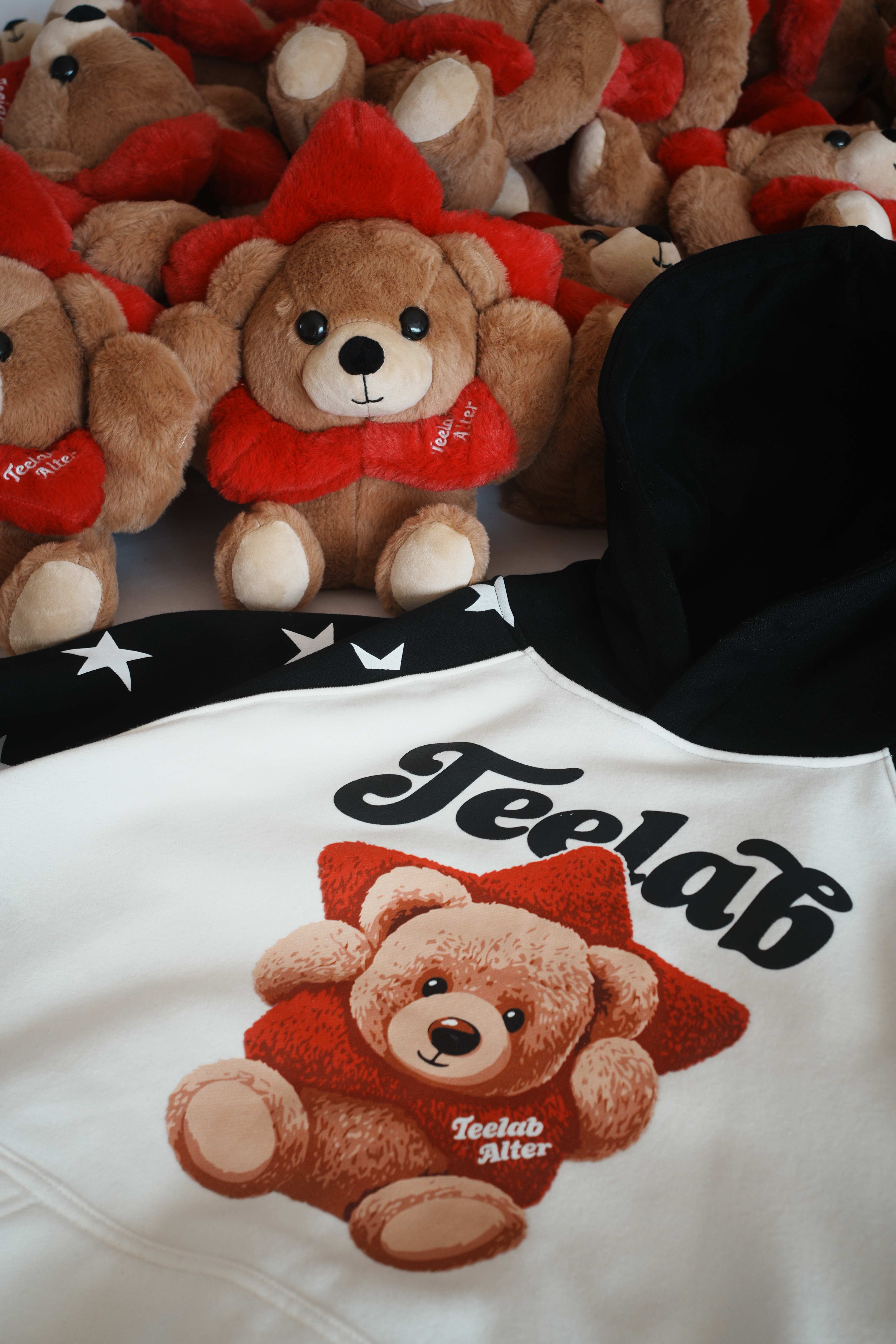 [Tặng Gấu] [Tặng Túi] Áo Hoodie Teelab Alter Semi-boxy Nỉ bông In Lụa –  Teddy Star Collection Unisex HD133