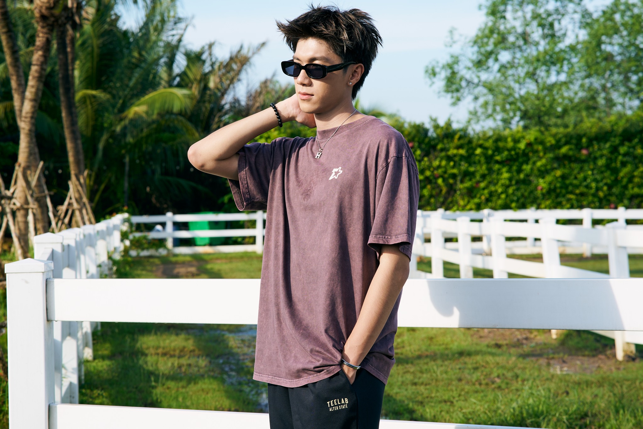 Áo Thun Wash Local Brand Unisex Teelab Multi Color Tshirt TS342