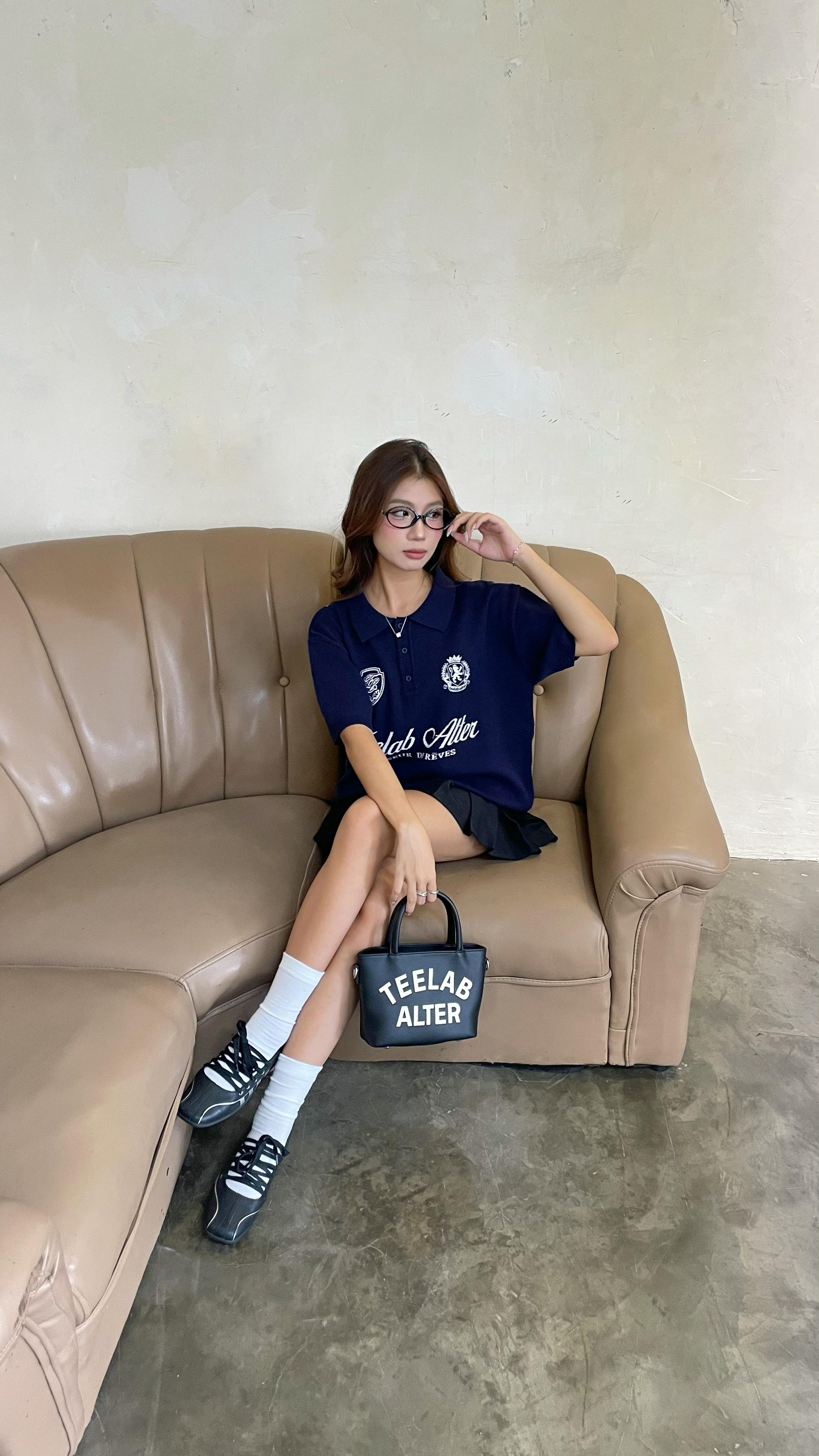 Áo Polo Local Brand Unisex Teelab KNIT POLO SHIRT AP074