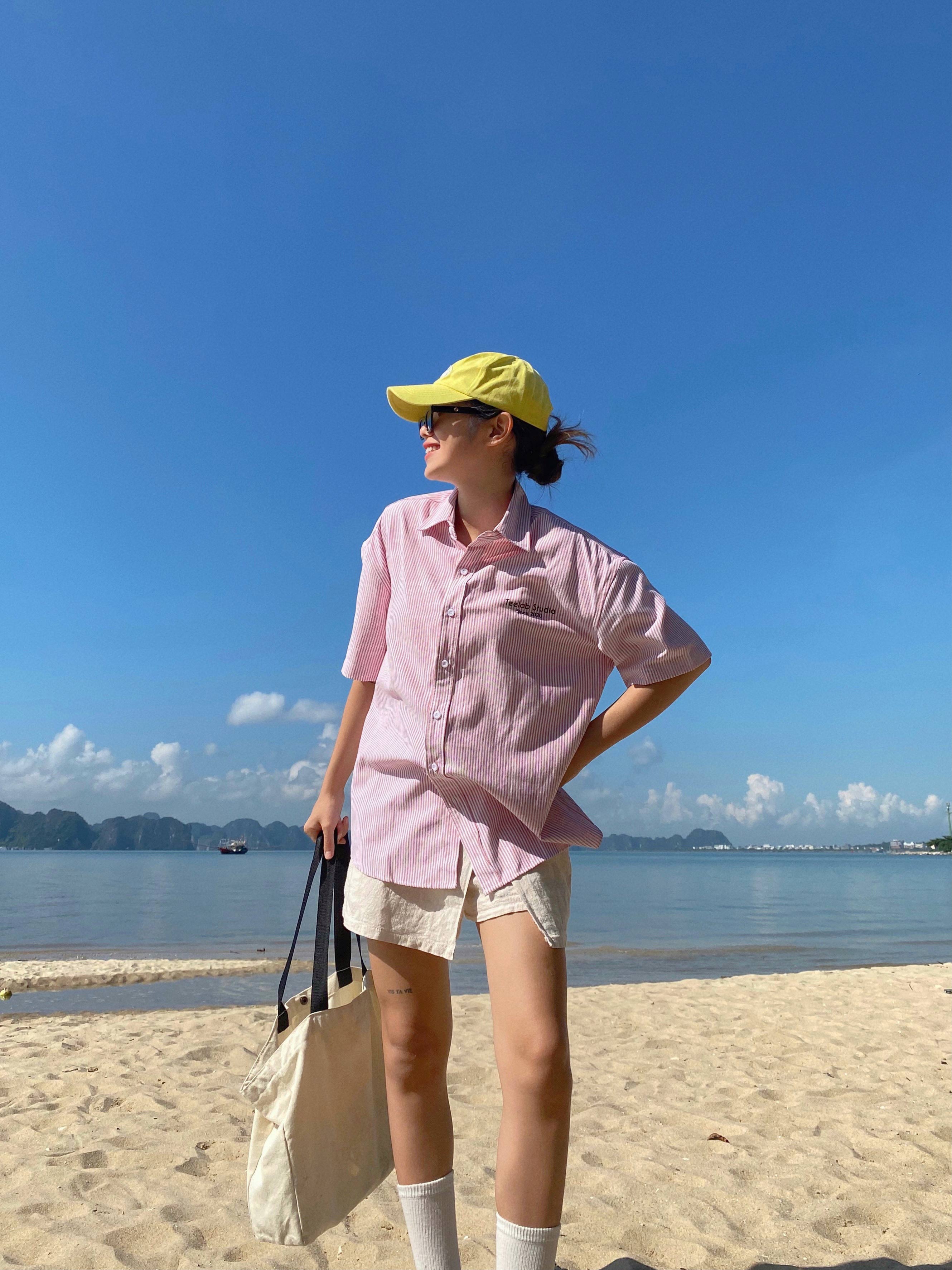 Áo Sơ Mi Ngắn Tay Teelab Local Brand Unisex Studio Oxford Shirt SS052