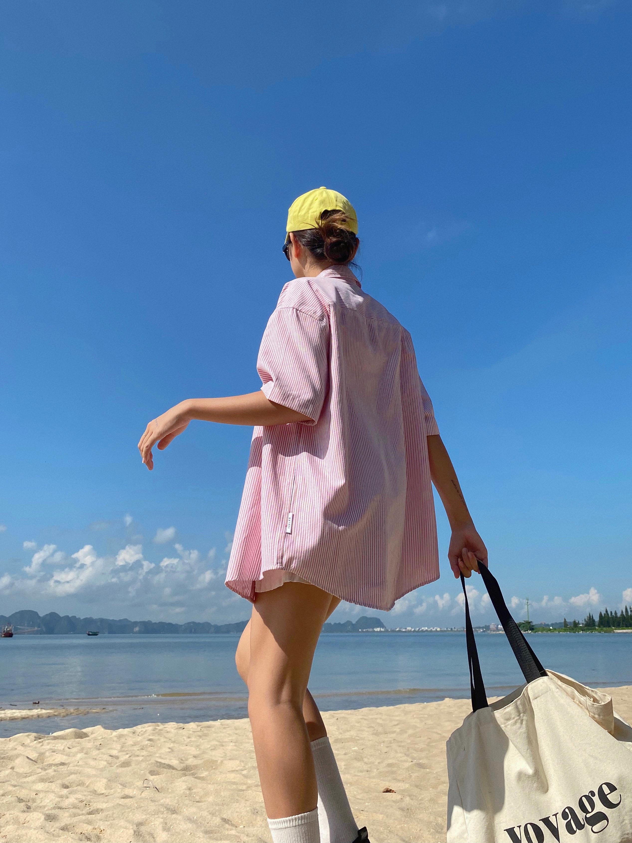 Áo Sơ Mi Ngắn Tay Teelab Local Brand Unisex Studio Oxford Shirt SS052