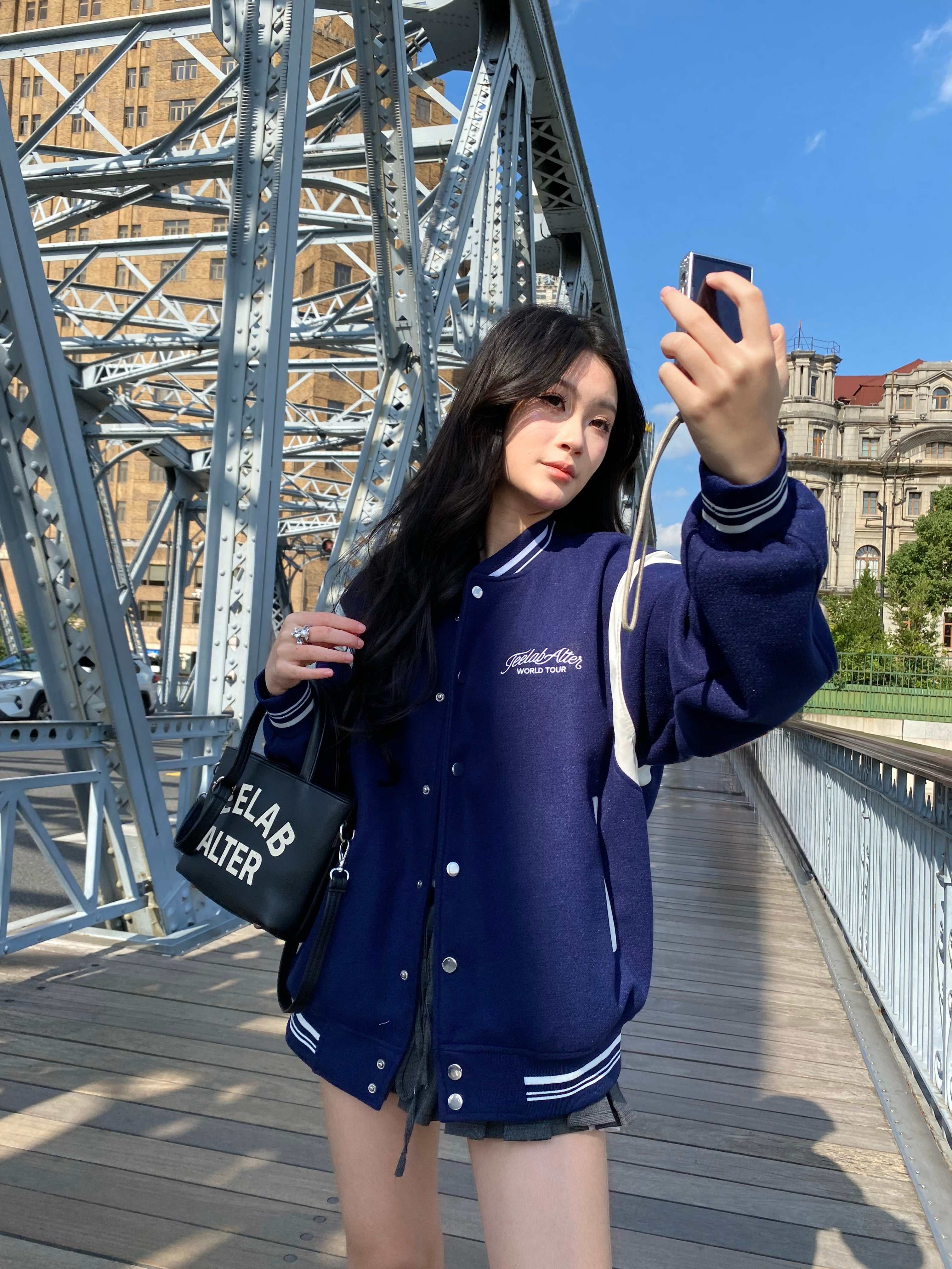 Áo khoác Local Brand Unisex Teelab Preppy Varsity Jacket AK122