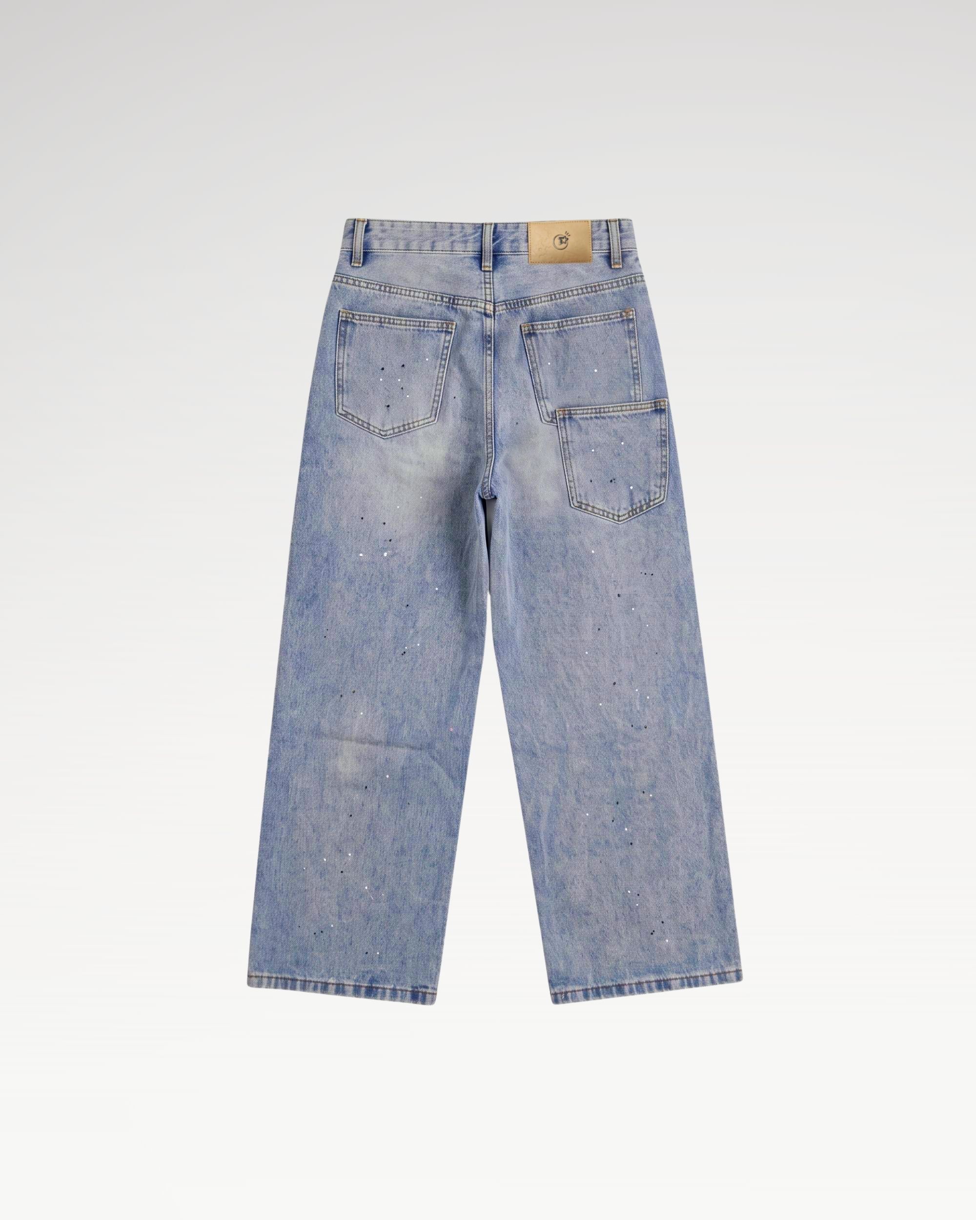 Teelab Alter Regular Denim Splatter Jeans PS163
