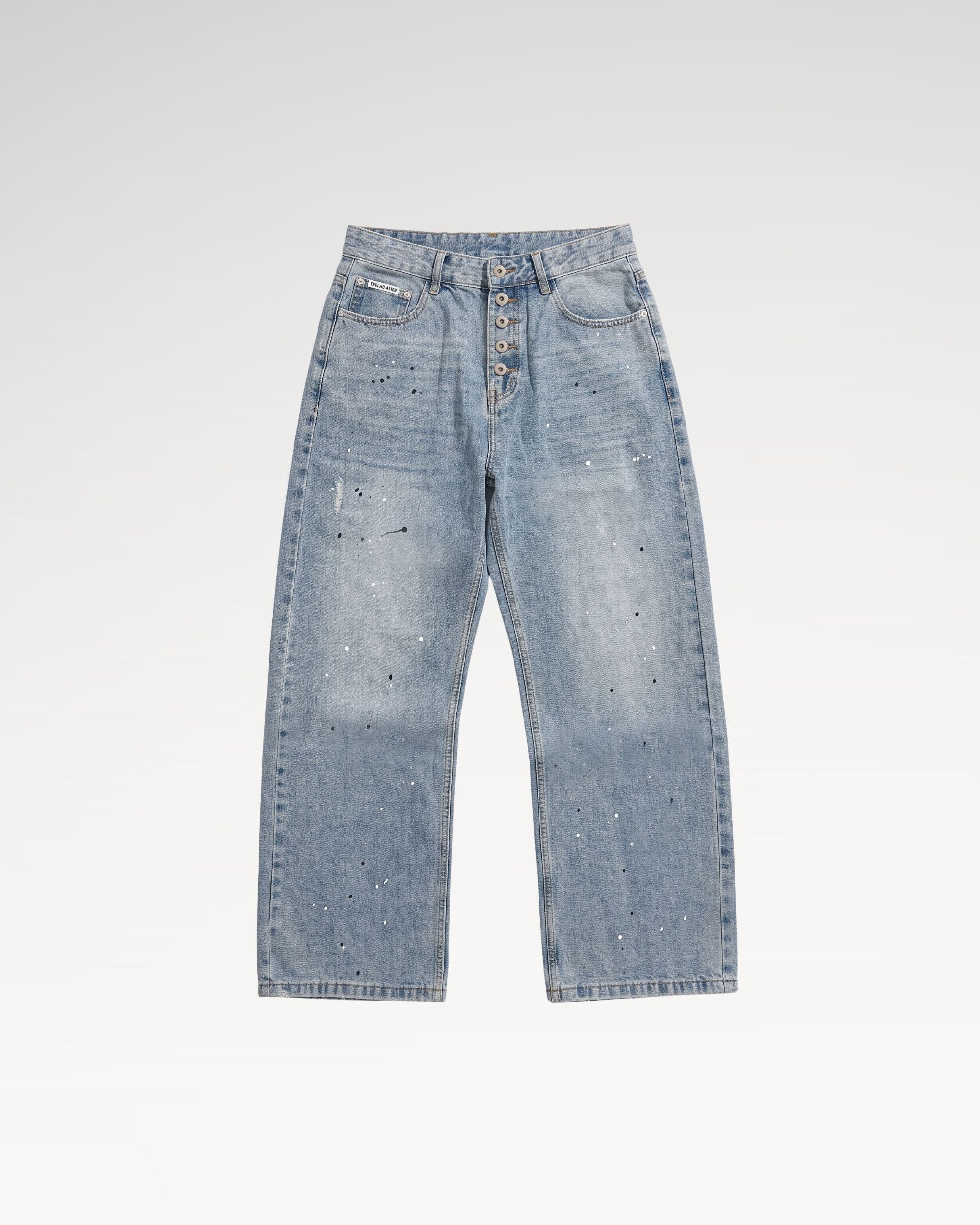 Teelab Alter Regular Denim Splatter Jeans PS163