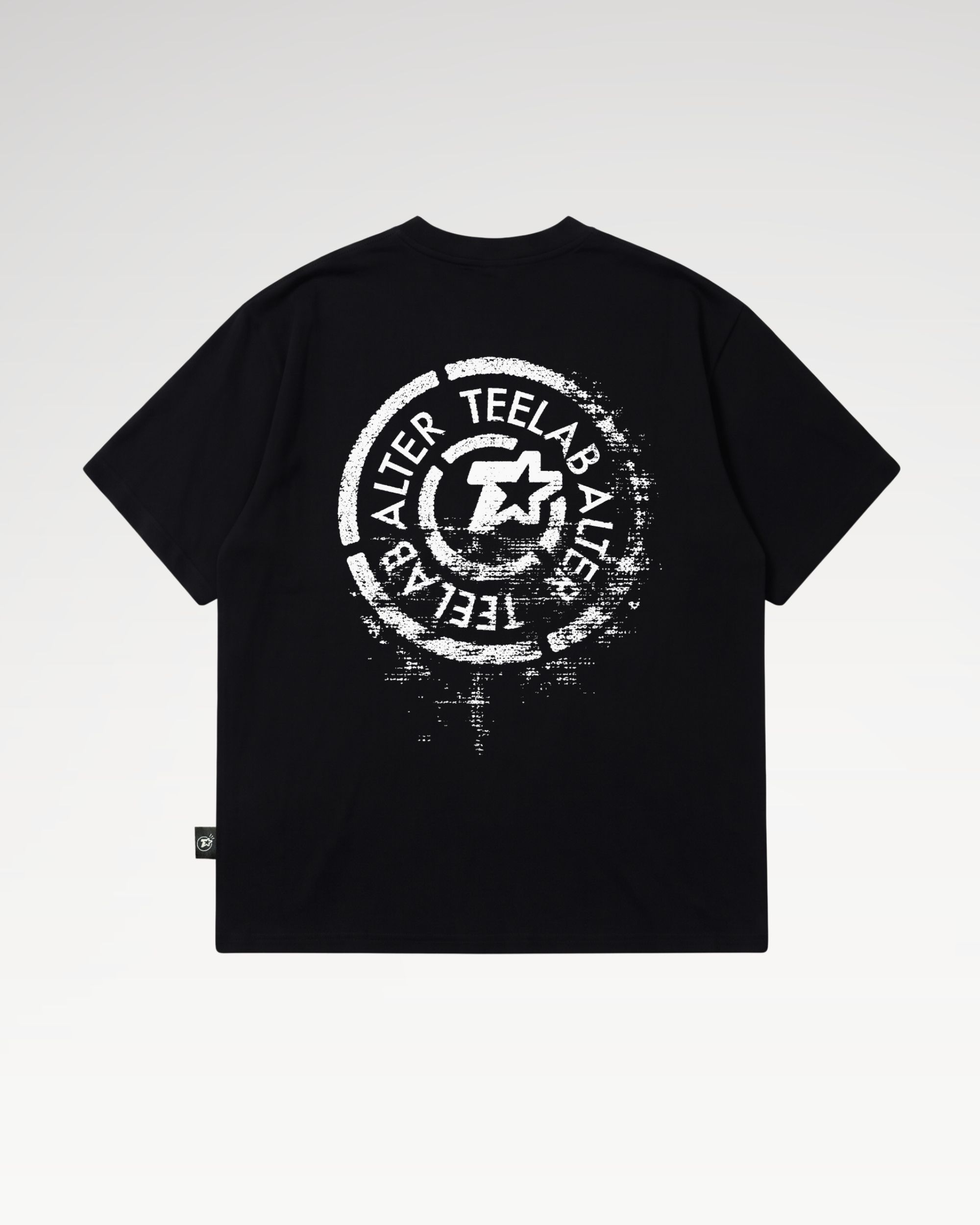 Teelab Alter Oversized Cotton Faded Stamp Tee TS459