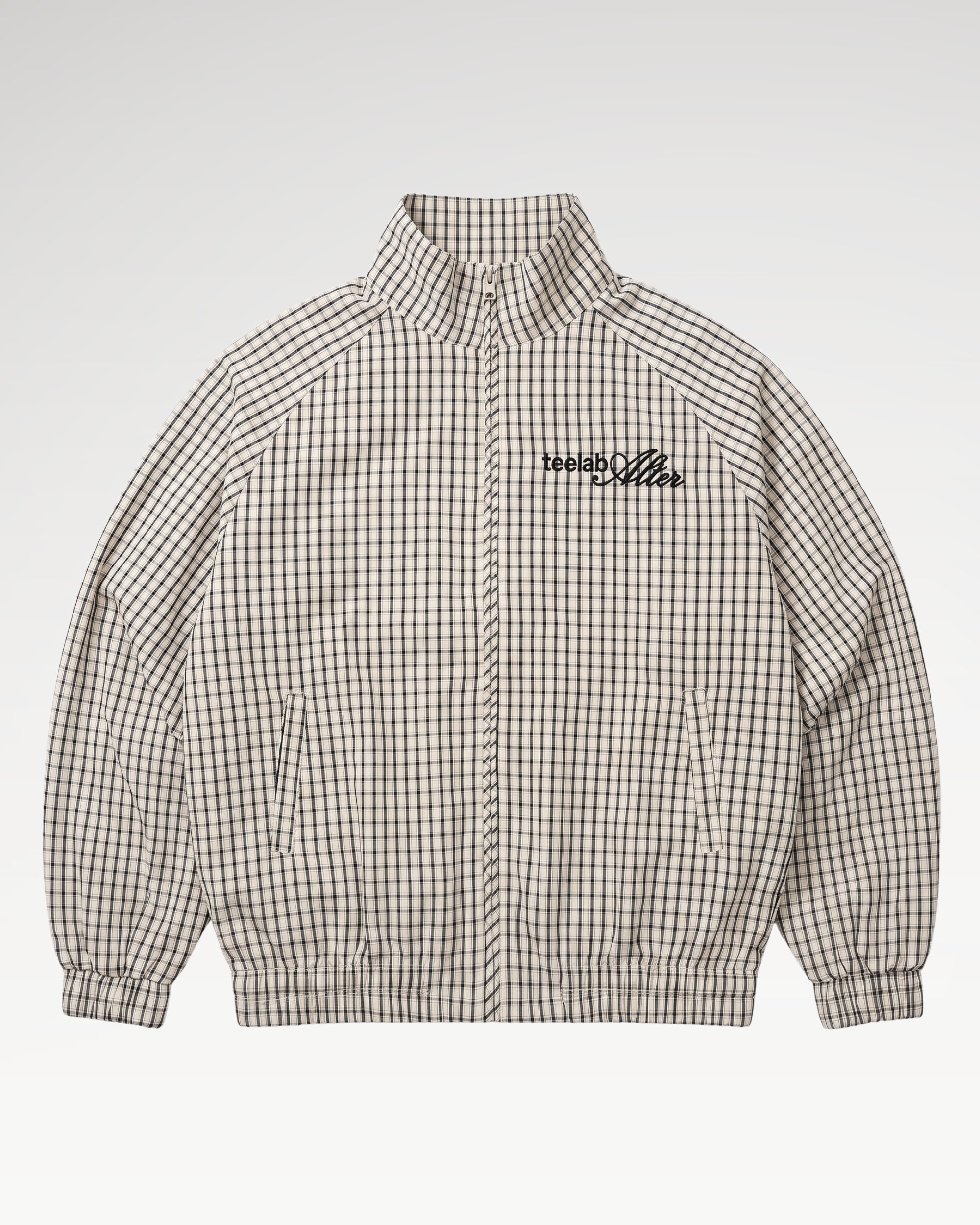 Teelab Alter Oversized Windbreaker Gingham Jacket AK145