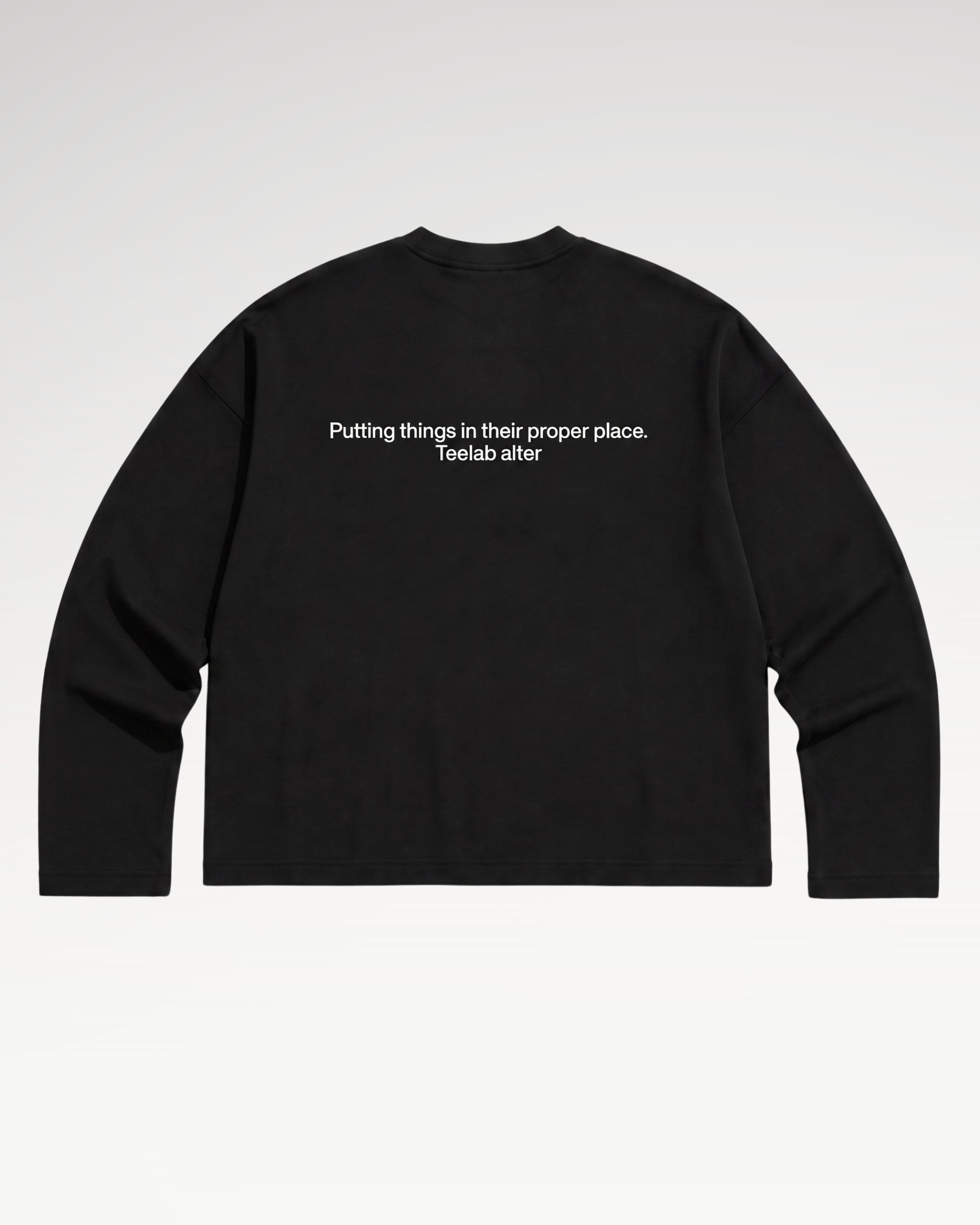 Teelab Alter Oversized Cotton Long Sleeve TS425