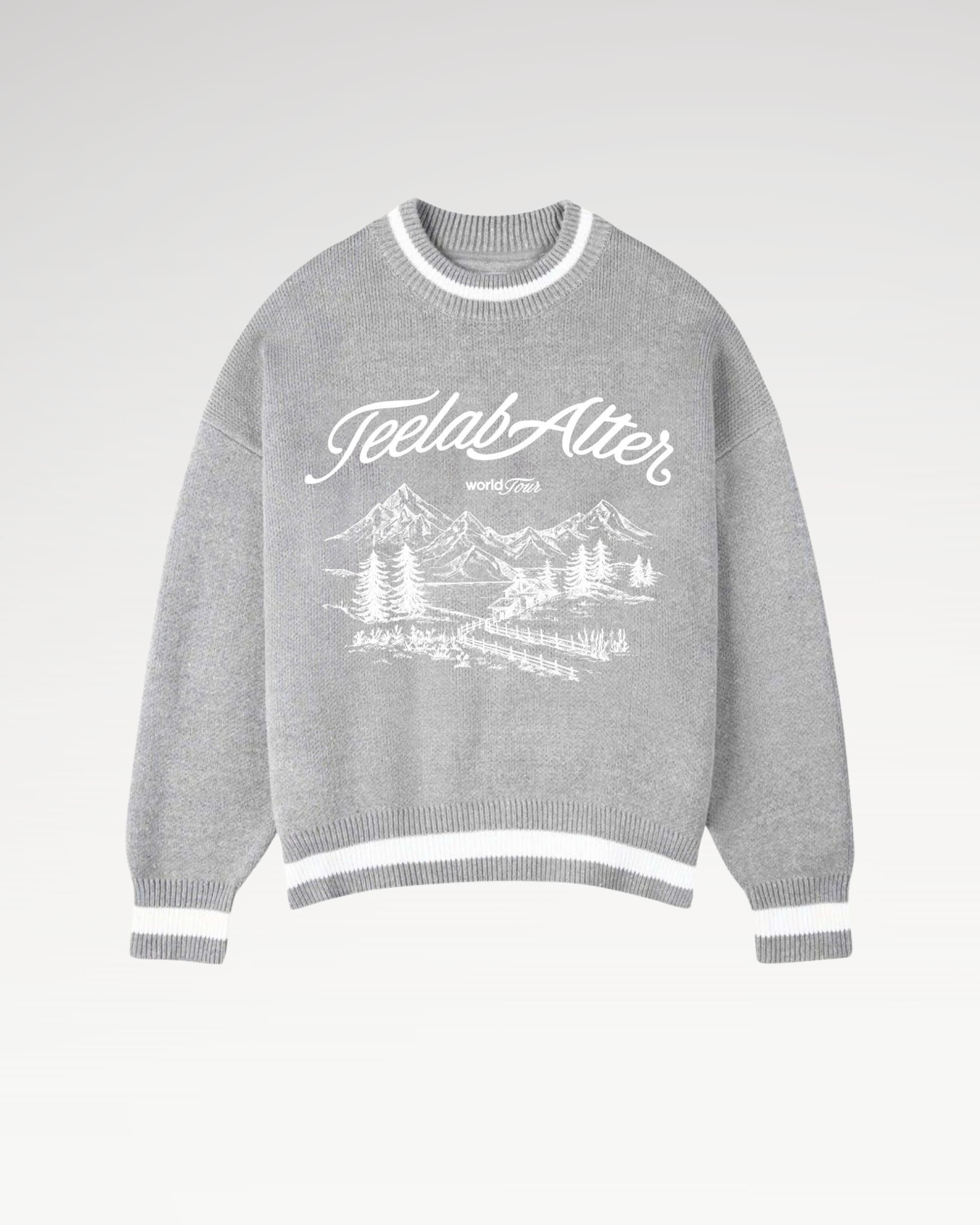 Teelab Alter Boxy Knit Switzerland Sweater HD131