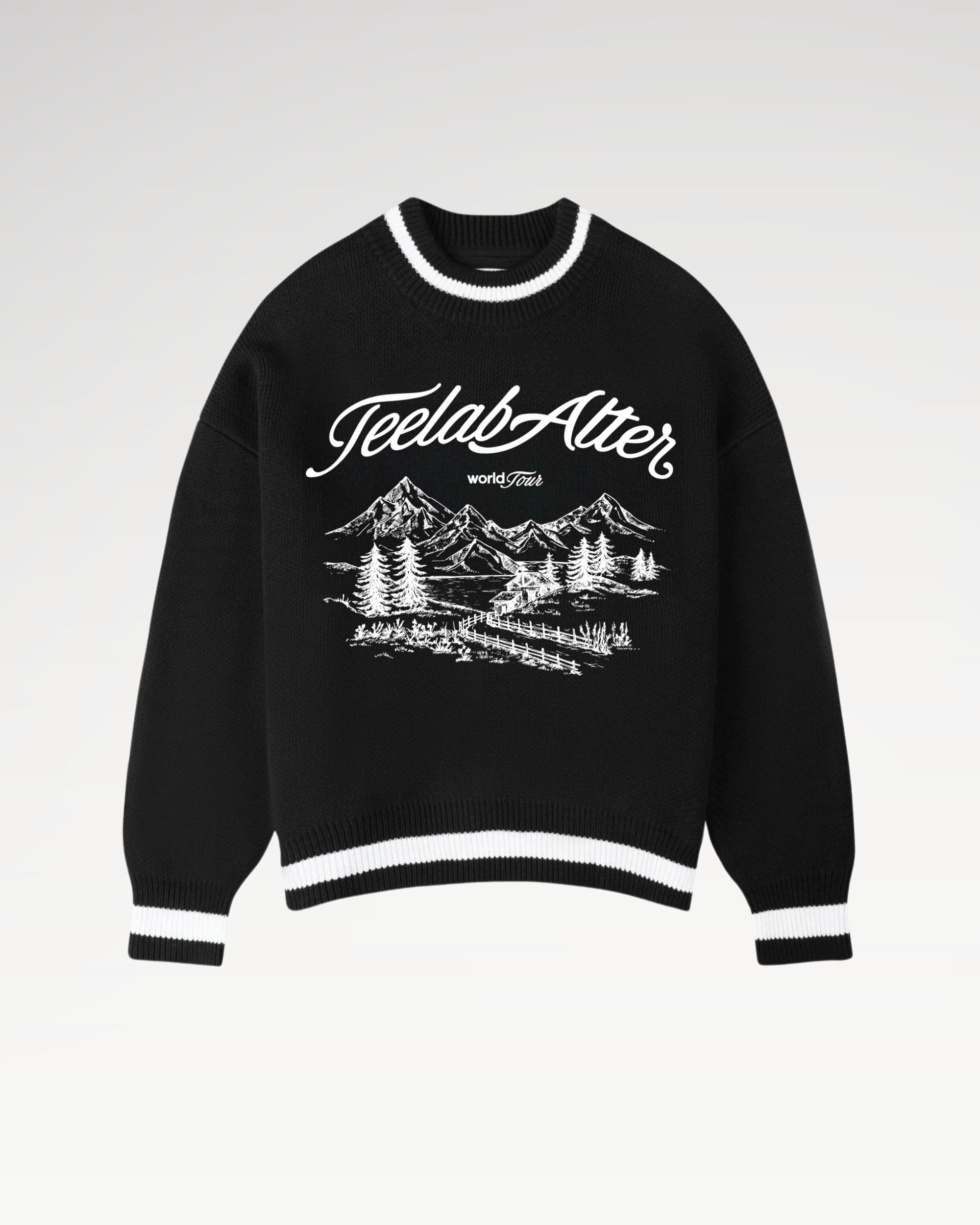 Teelab Alter Boxy Knit Switzerland Sweater HD131