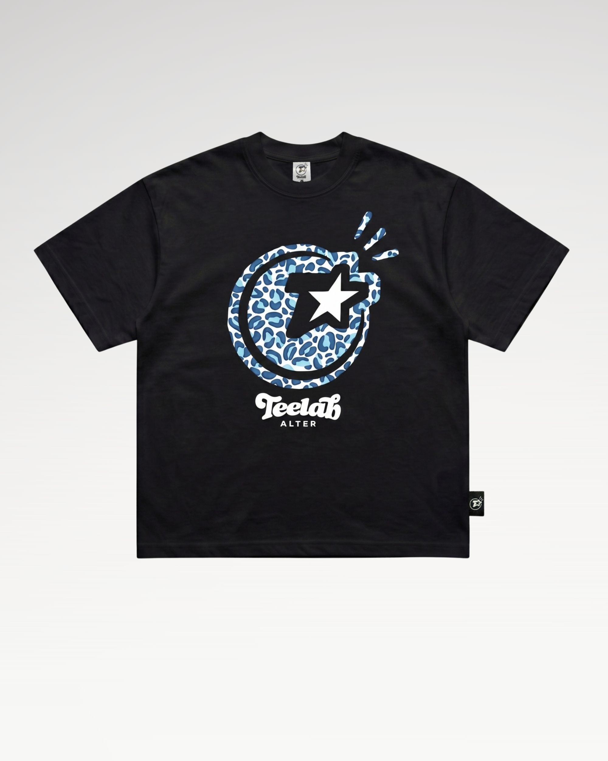 [TẶNG TÚI TI-STAR] Teelab Alter Oversized Cotton TI STAR Leopard Tee TS383