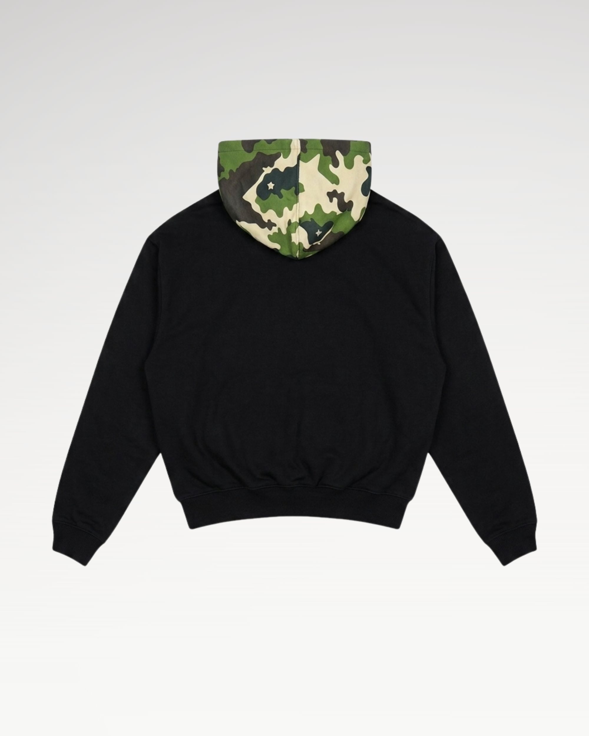 Teelab Alter Oversized Fleece Camo Embroidered Hoodie HD142
